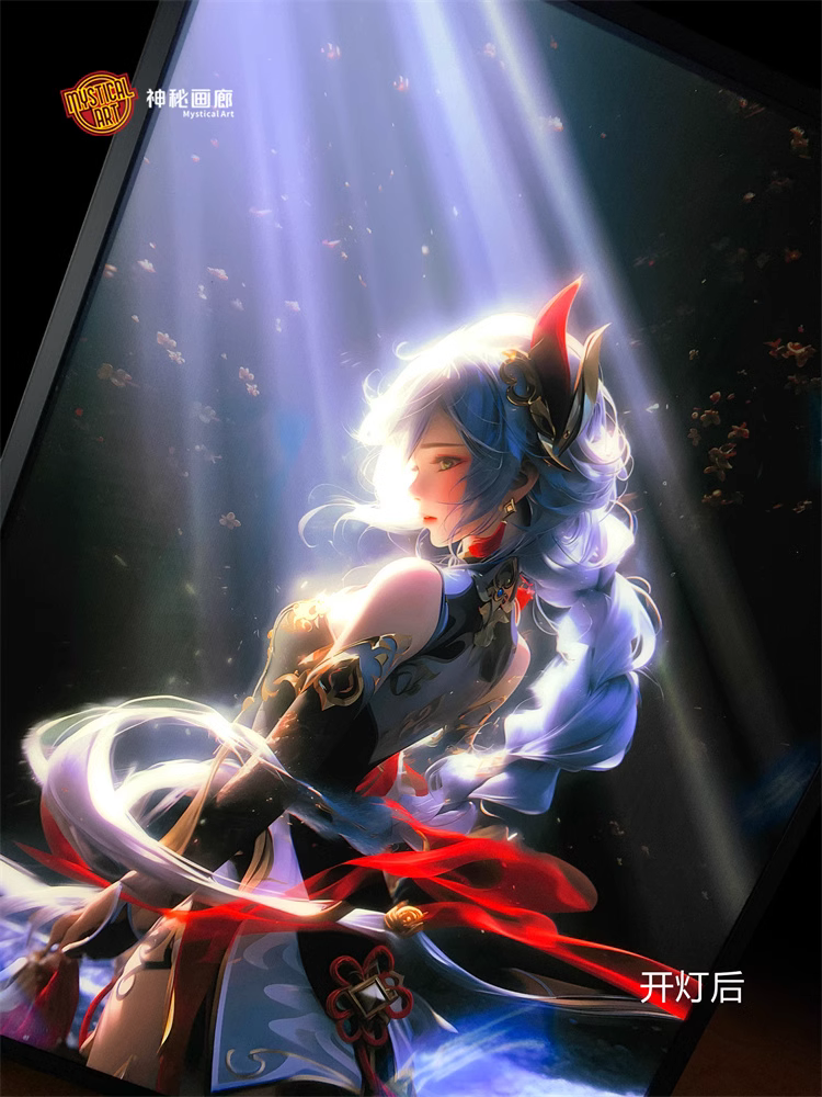 【Pre-sale】Decorative Painting of Desktop Art Series Shenhe-Genshin Impact-Mystical Art Studio