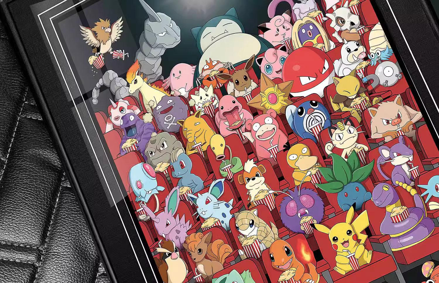 【In stock】Decorative Painting of Pokemon in Cinema-Billion Birds Studio