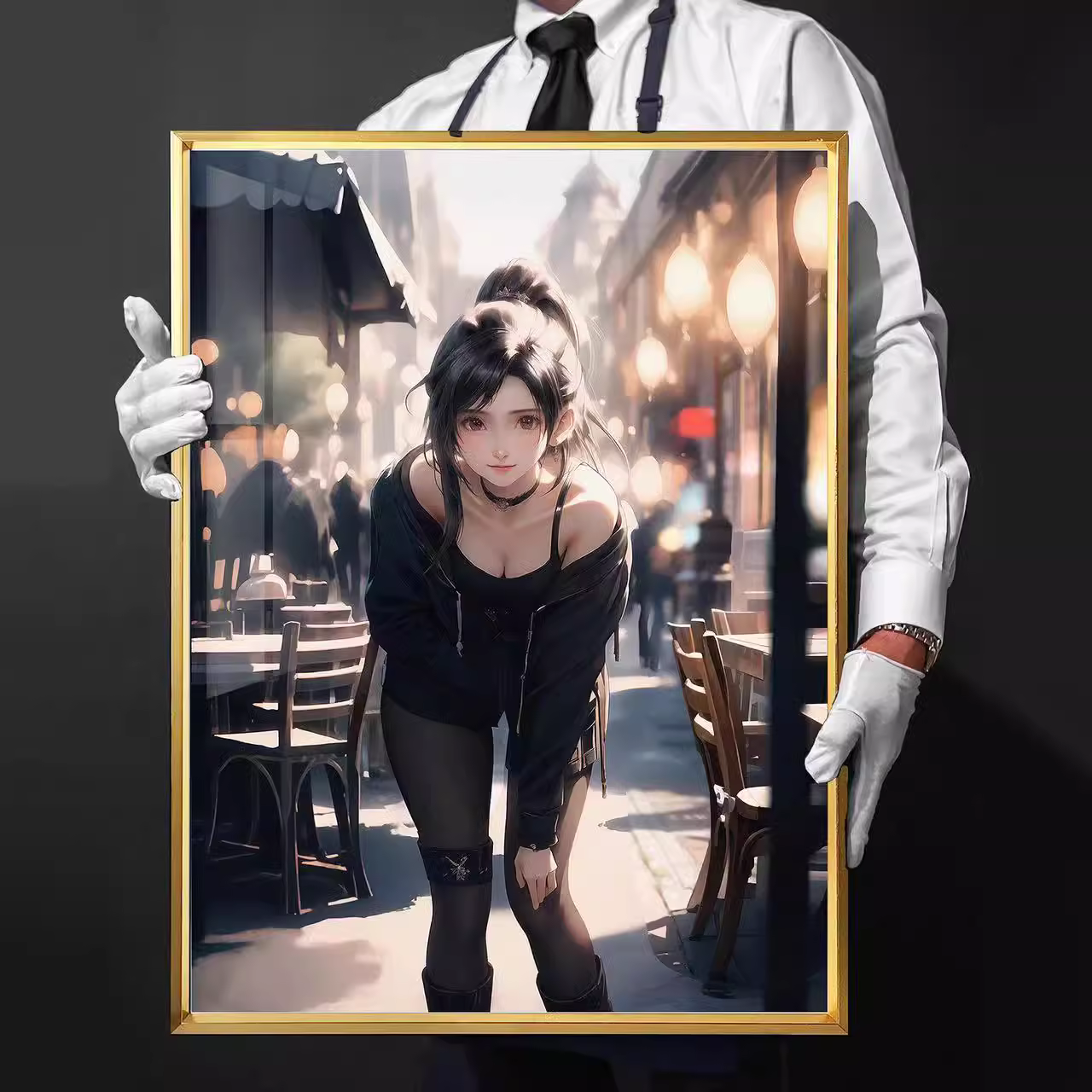 【In stock】Decorative Painting of Tifa-Final Fantasy-Billion Birds Studio