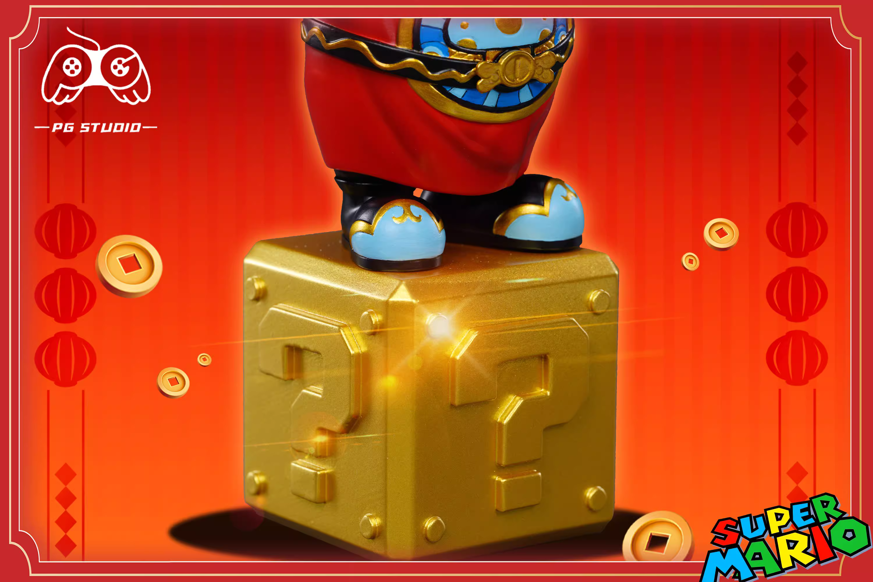 【Pre-sale】God of Wealth Mario-Super Mario Bros.-PG Studio