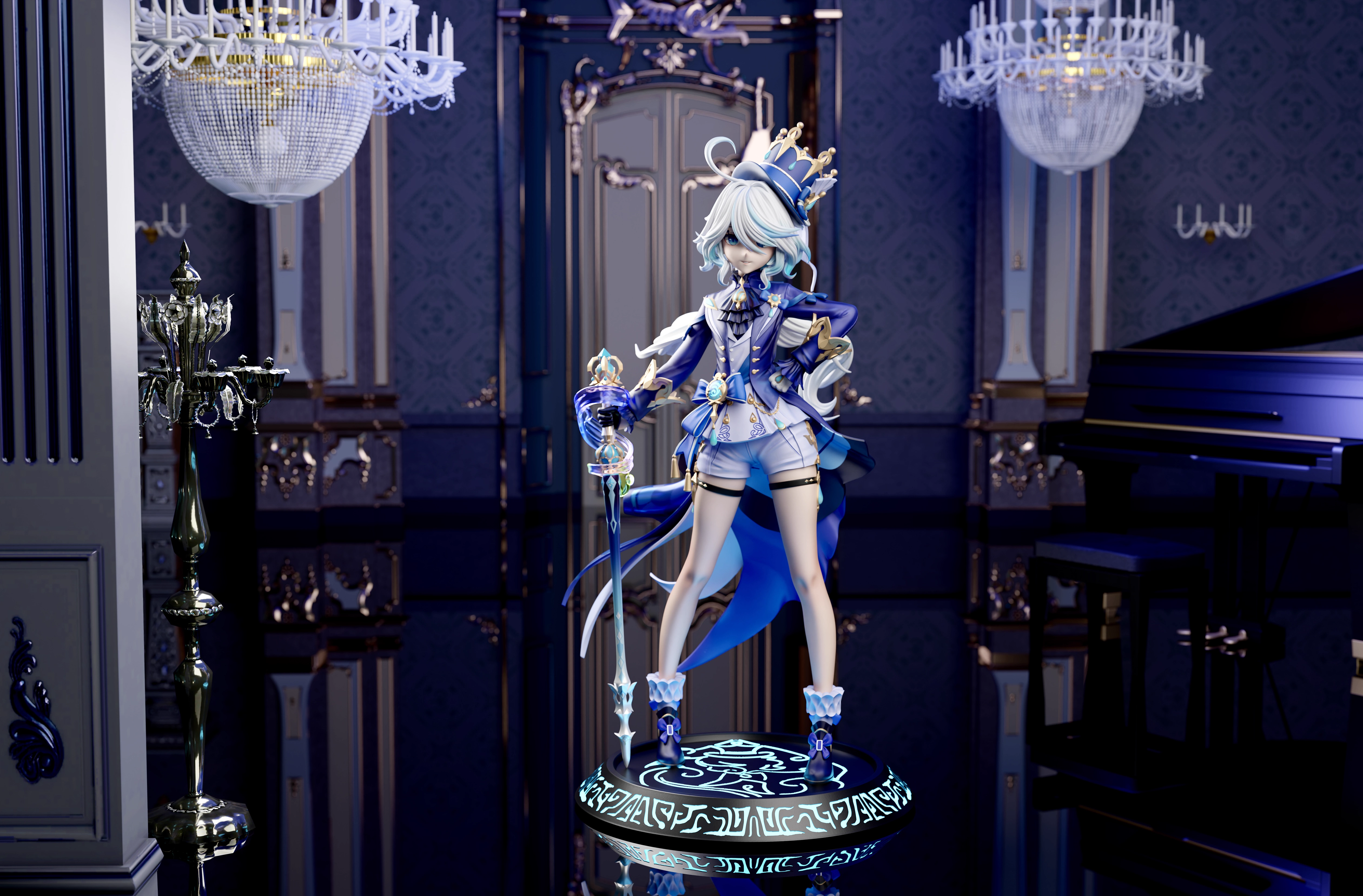 【Sold out】1/6 Scale Furina-Genshin Impact-FL Studio