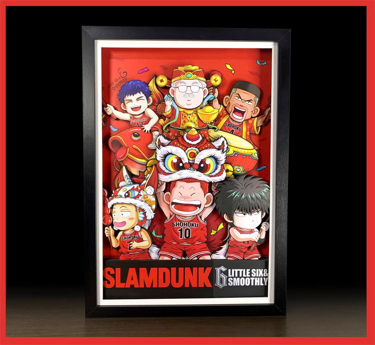 【In stock】Decorative Painting of New Year Slam Dunk-MOMO Studio