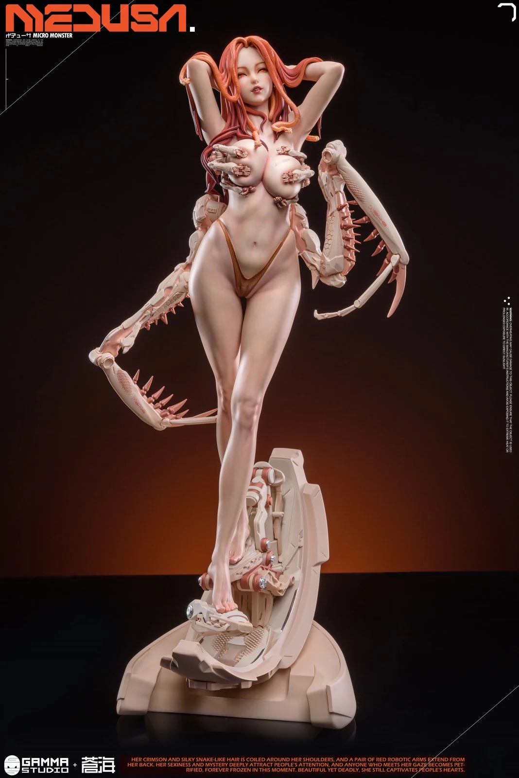 【Pre-sale】1/4 Scale Medusa-Micro Monster-GAMMA Studios