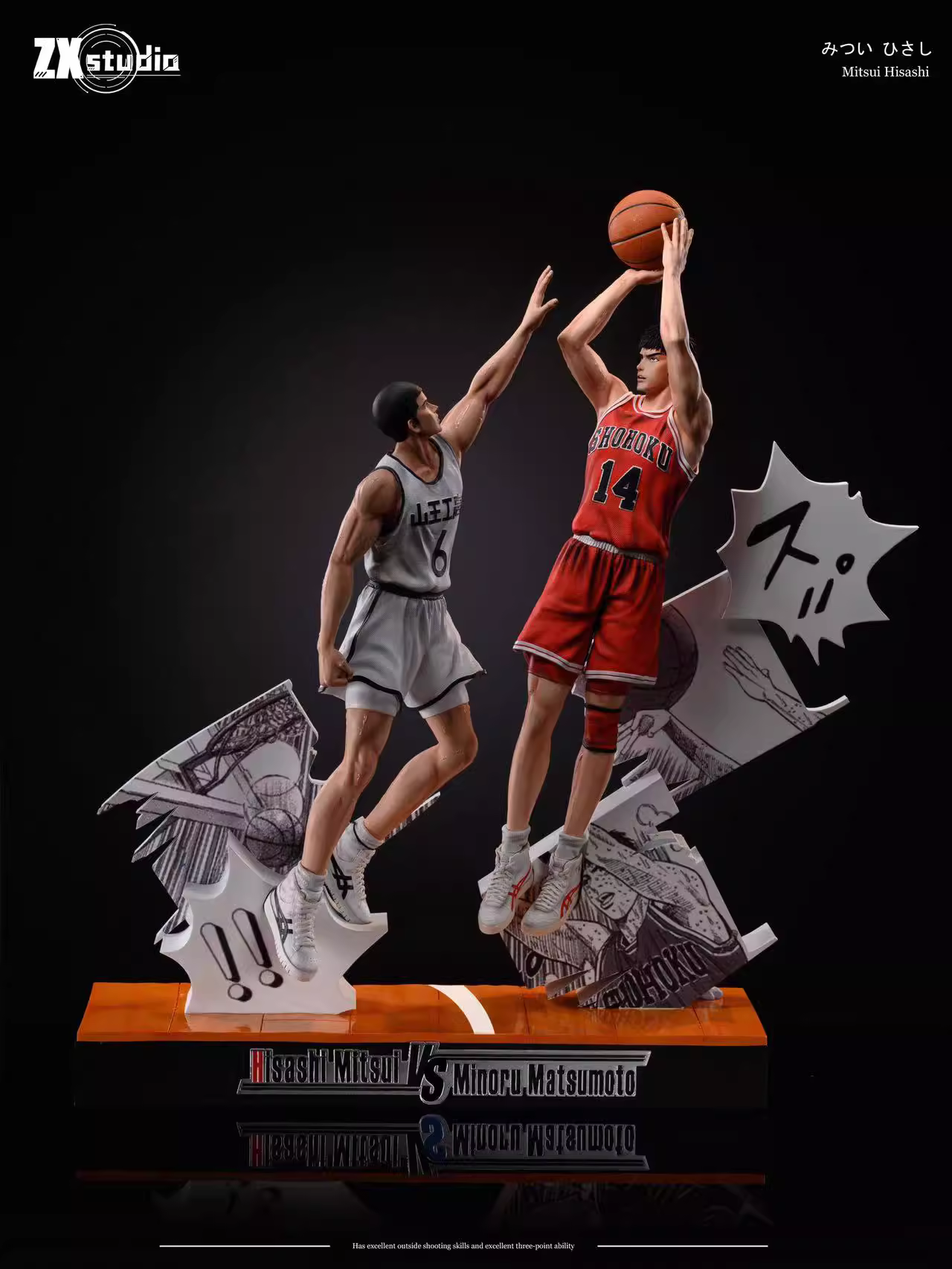 【Pre-sale】Mitsui Hisashi VS Jin Soichiro & Matsumoto Minoru-Slam Dunk-Zx Studio