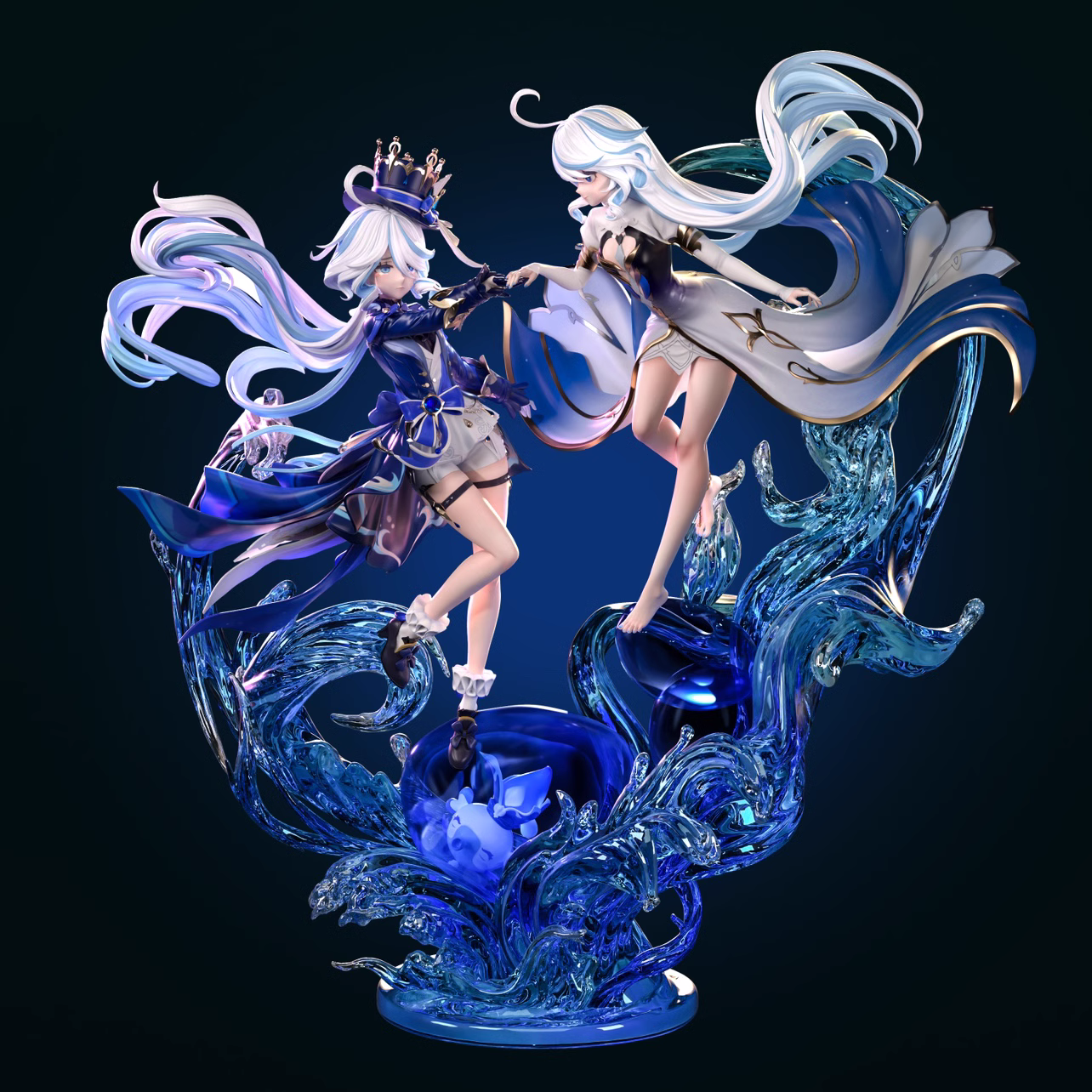 【Last one】1/6 Scale Furina & Focalors-Genshin Impact-HaJiMi Studio