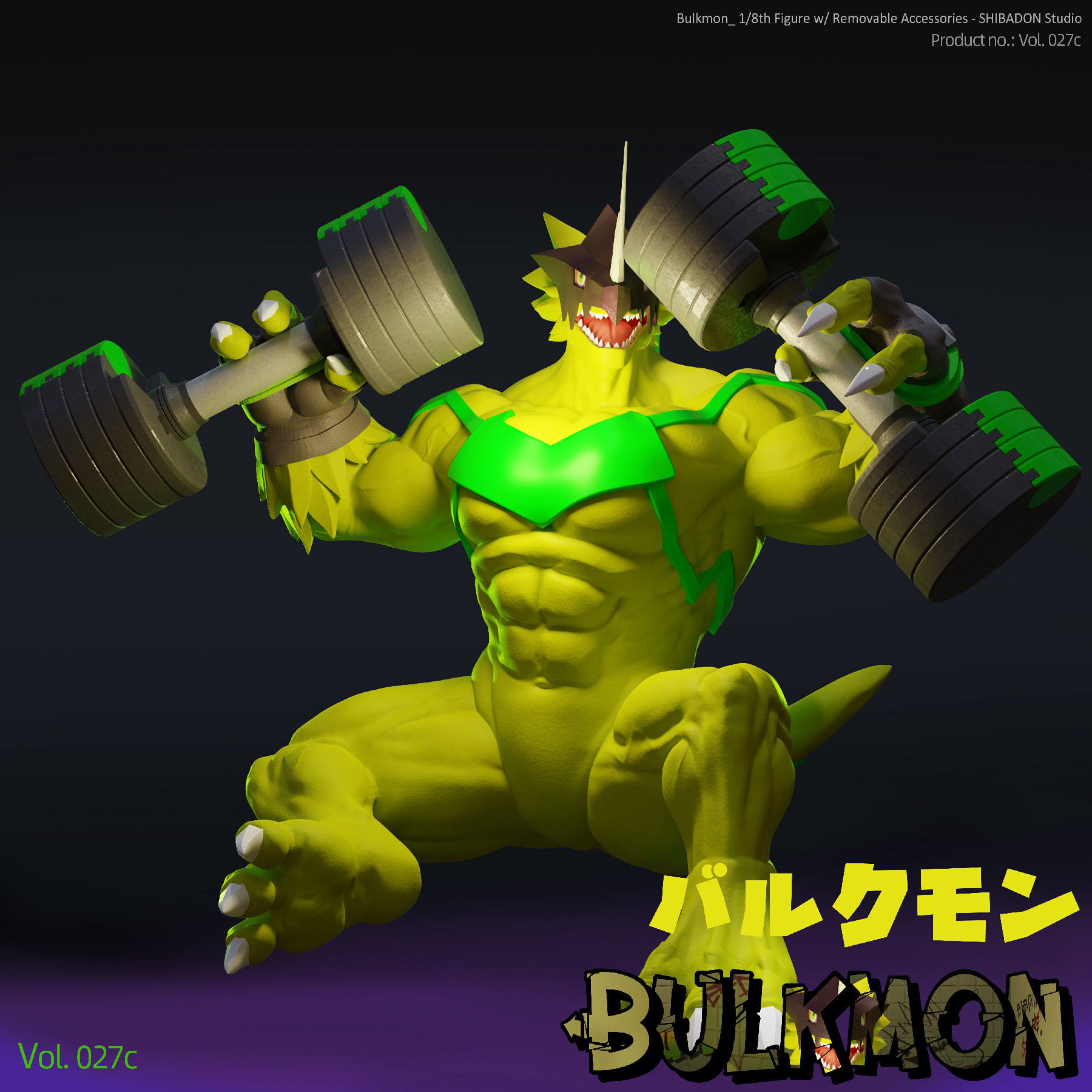 【Sold out】1/8 Scale Bulkmon-Other series-Shibadon Studio