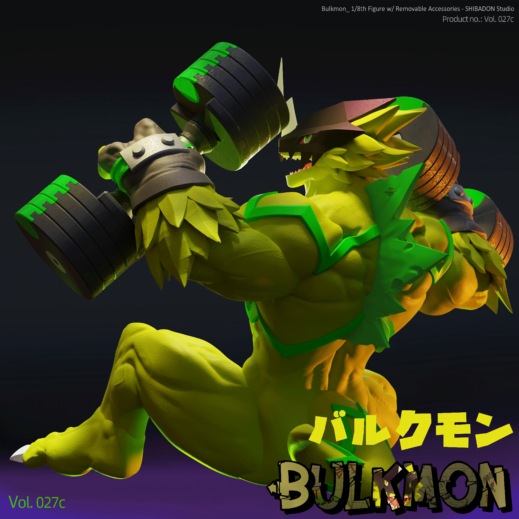 【Sold out】1/8 Scale Bulkmon-Other series-Shibadon Studio