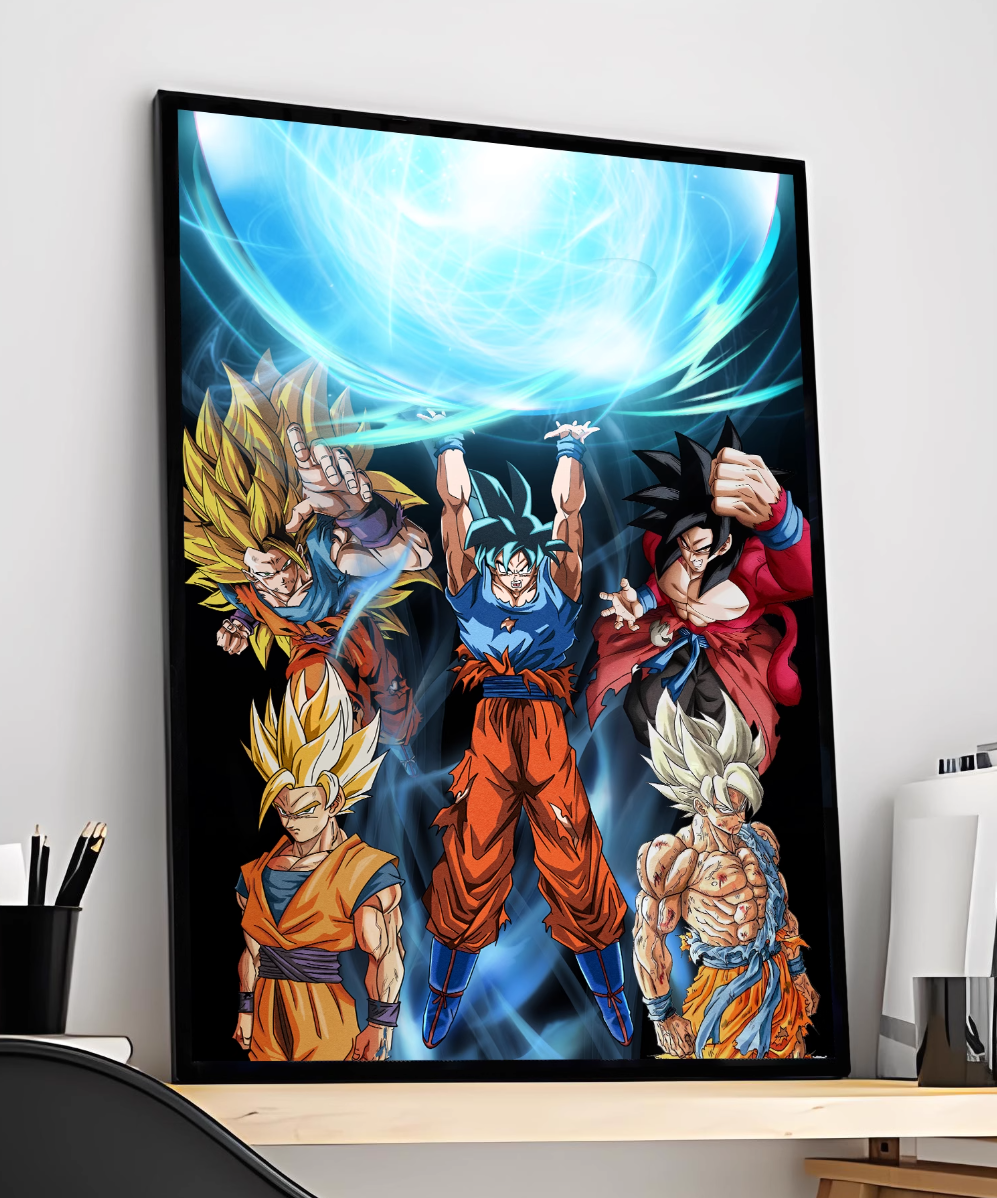 【Pre-sale】Decorative Painting of Spirit Bomb Son Goku-Blackline Studio