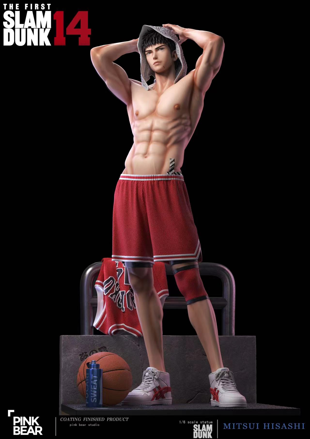 【Sold out】1/6 Scale Mitsui Hisashi-Slam Dunk-Pink Bear Studio