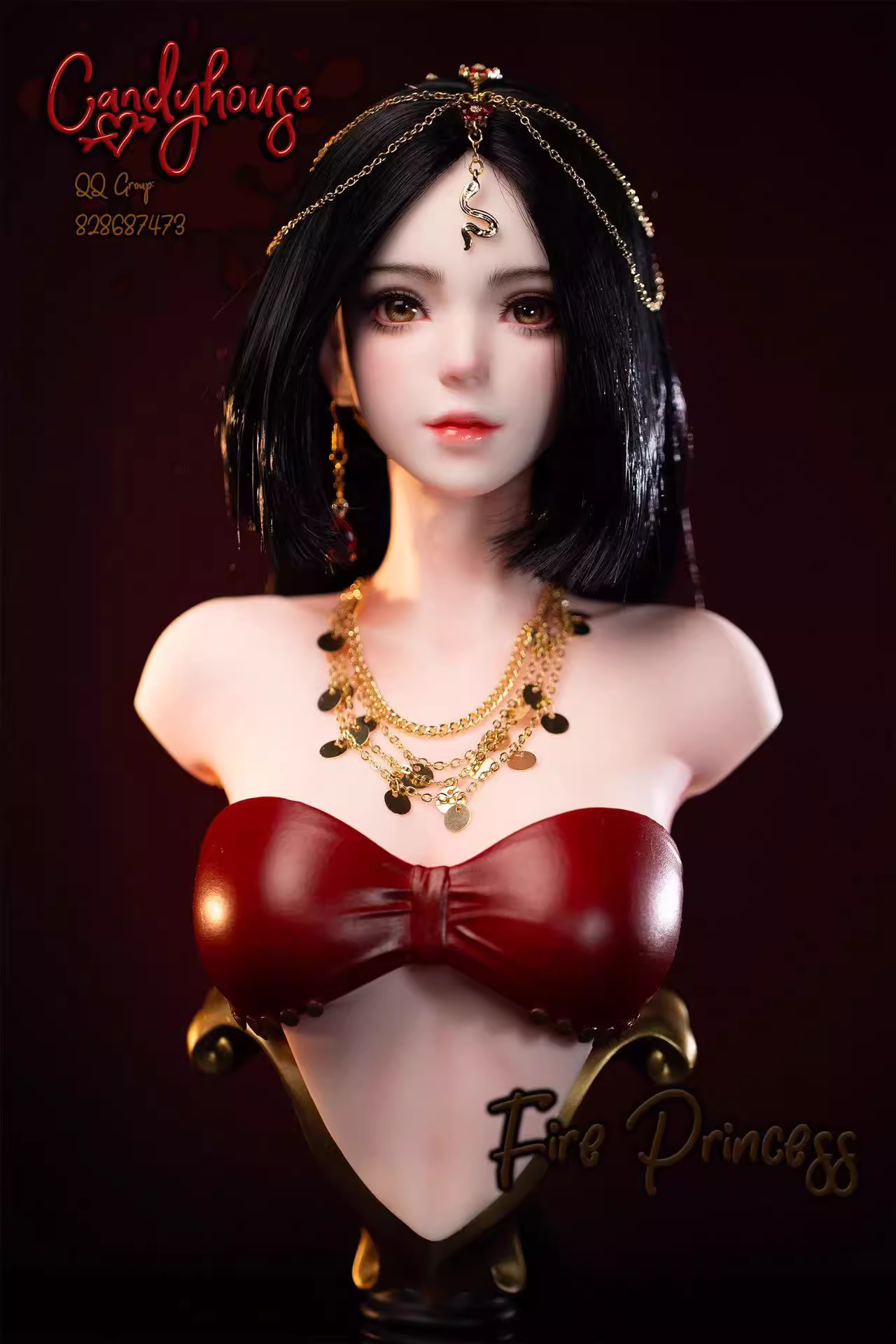 【Pre-sale】1/3 Scale Fire Princess Bust-Other Series-CandyHouse Studio
