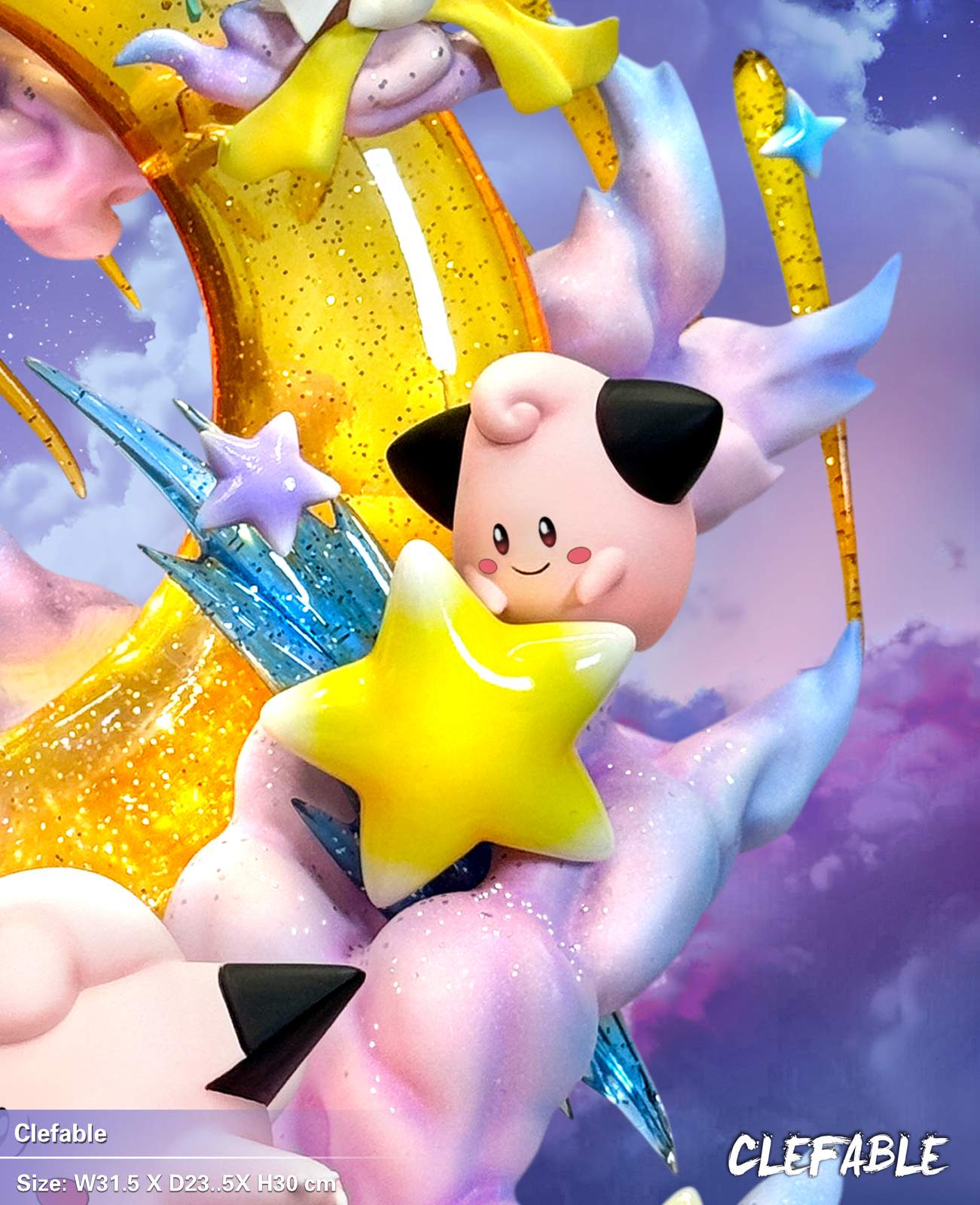 【Pre-sale】Evolution of Clefable Family with LED-Pokemon-EGGS Studio