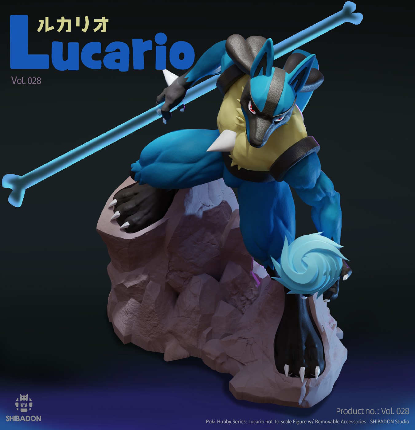 【Sold out】Lucario-Pokemon-Shibadon Studio