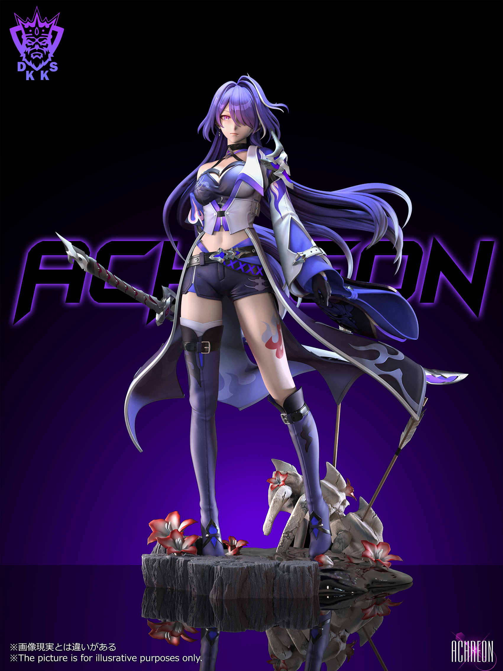 【Pre-sale】1/4 & 1/6 Scale Acheron-Honkai: Star Rail-Dark King Studio