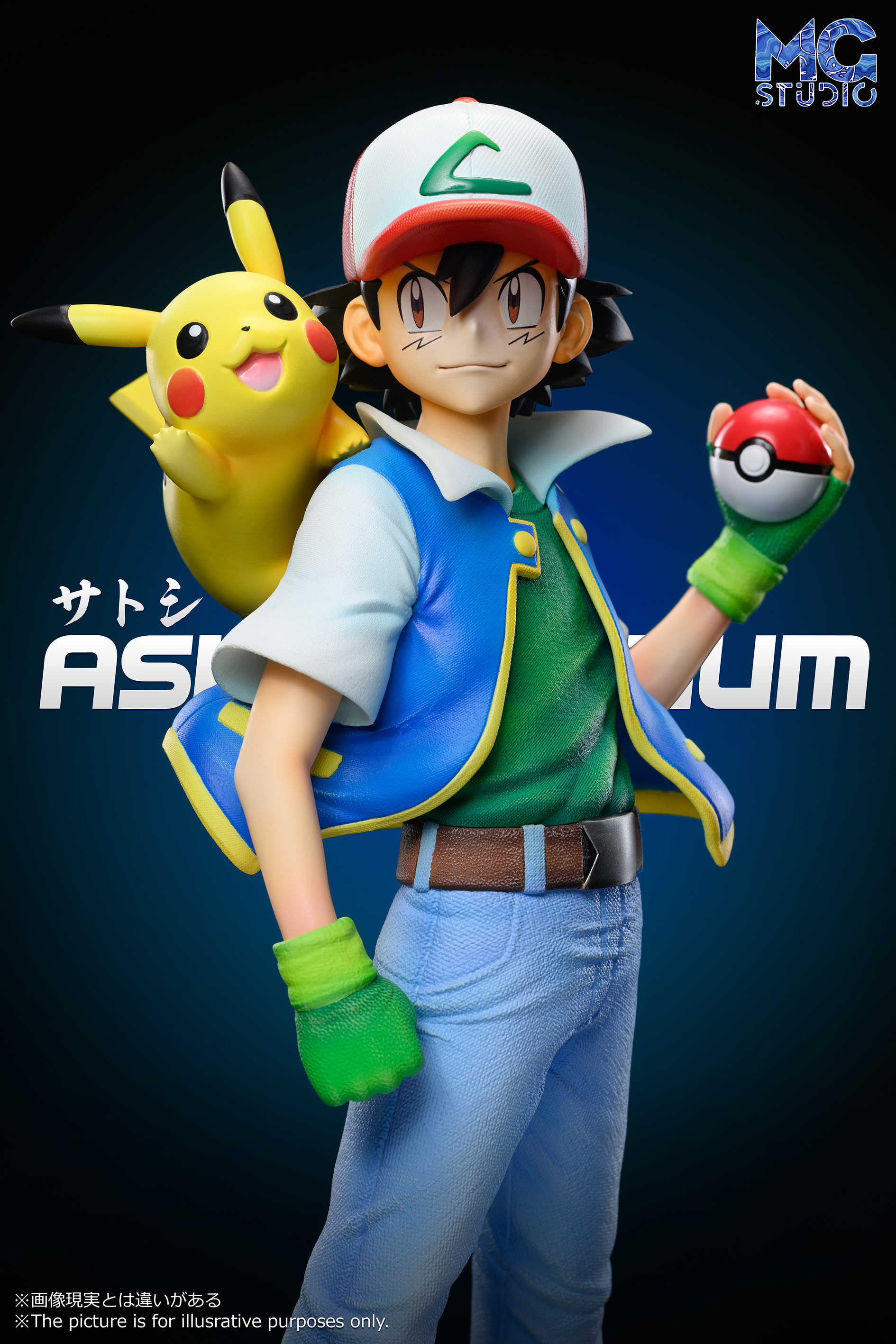 【Pre-sale】1/4, 1/8 & 1/20 Scaleworld Ash Ketchum-Pokemon-MG Studio
