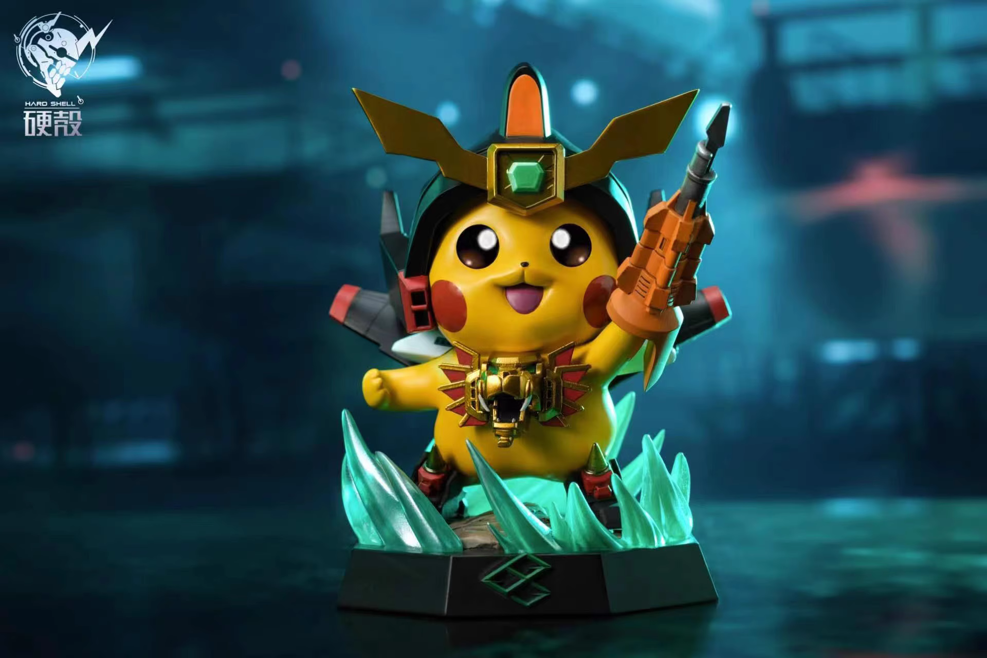 【Pre-sale】Pikachu Cosplay GAOGAIGAR-Pokemon-Hard Shell Studio