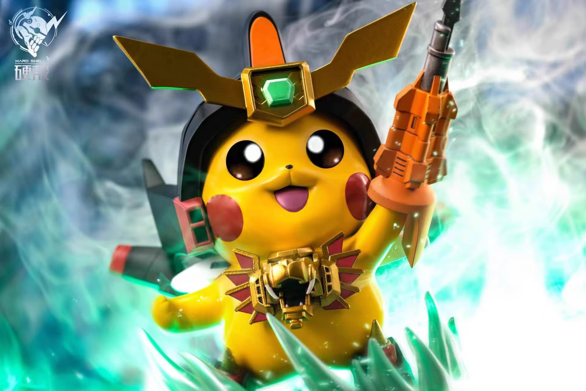 【Pre-sale】Pikachu Cosplay GAOGAIGAR-Pokemon-Hard Shell Studio