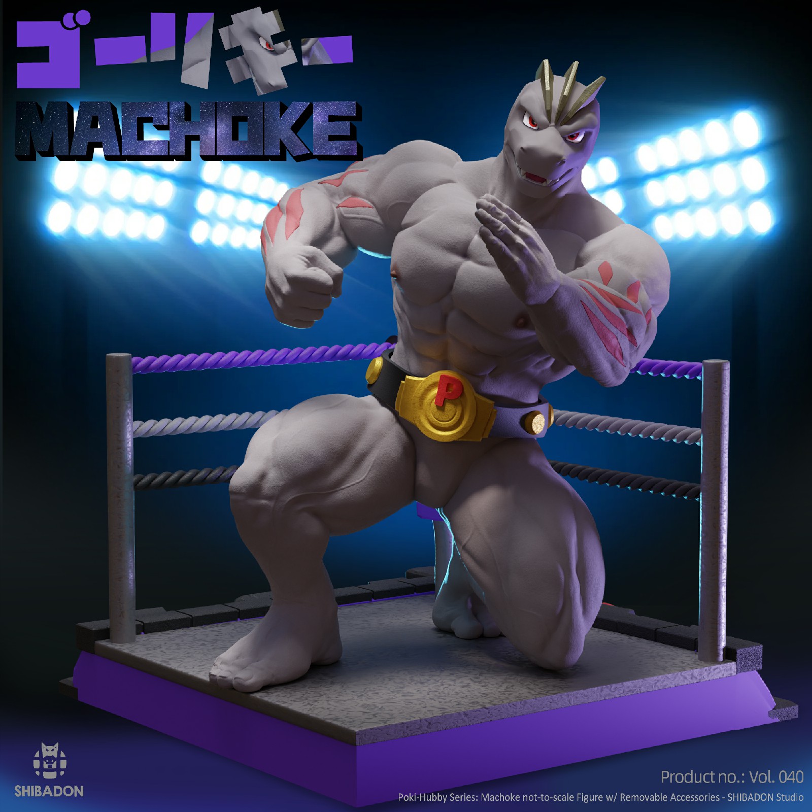 【Sold out】Machoke-Other Series-Shibadon Studio