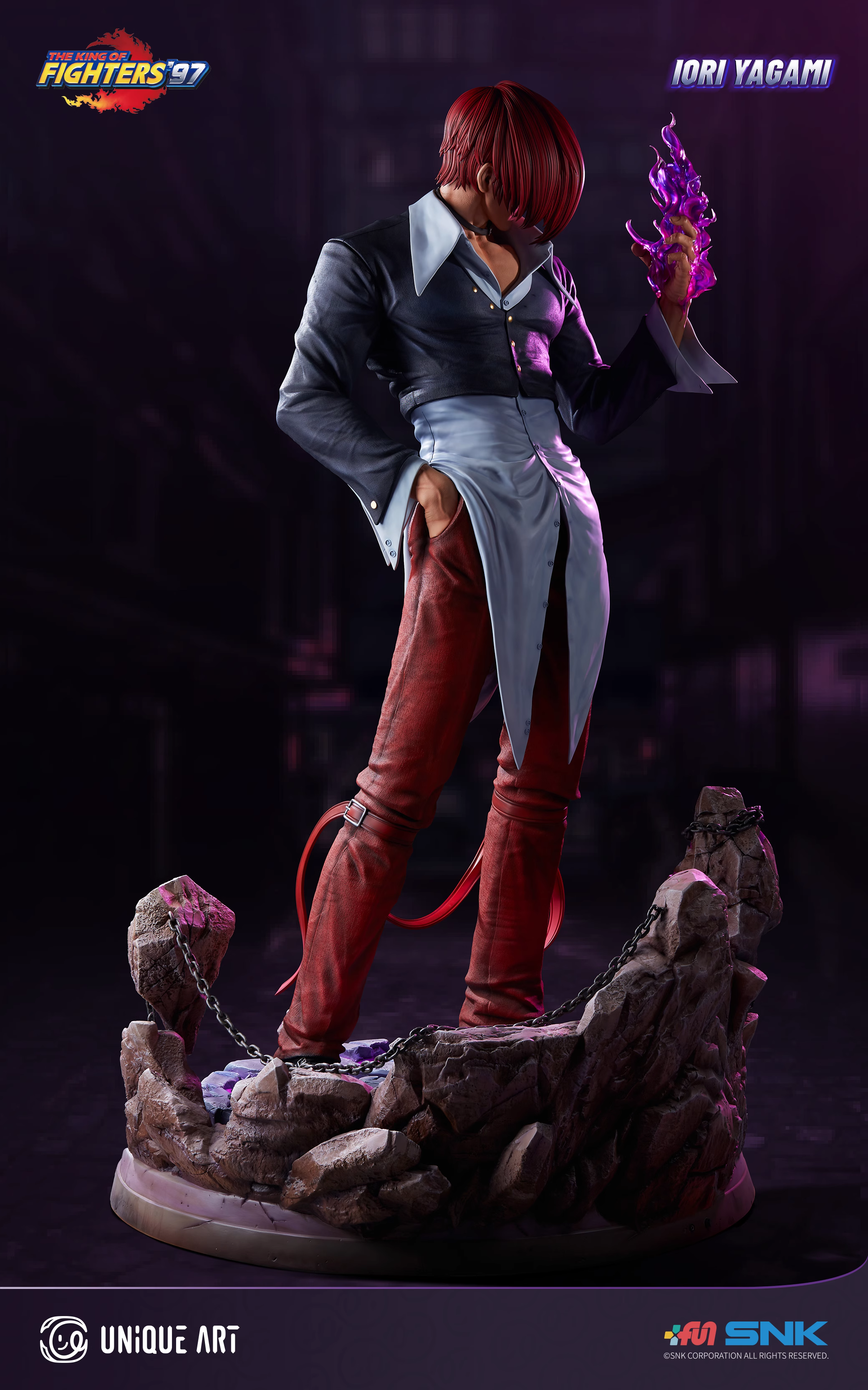 【Pre-sale】1/1 Scale Iori Yagami-The King of Fighters-UNiQUE ART Studio