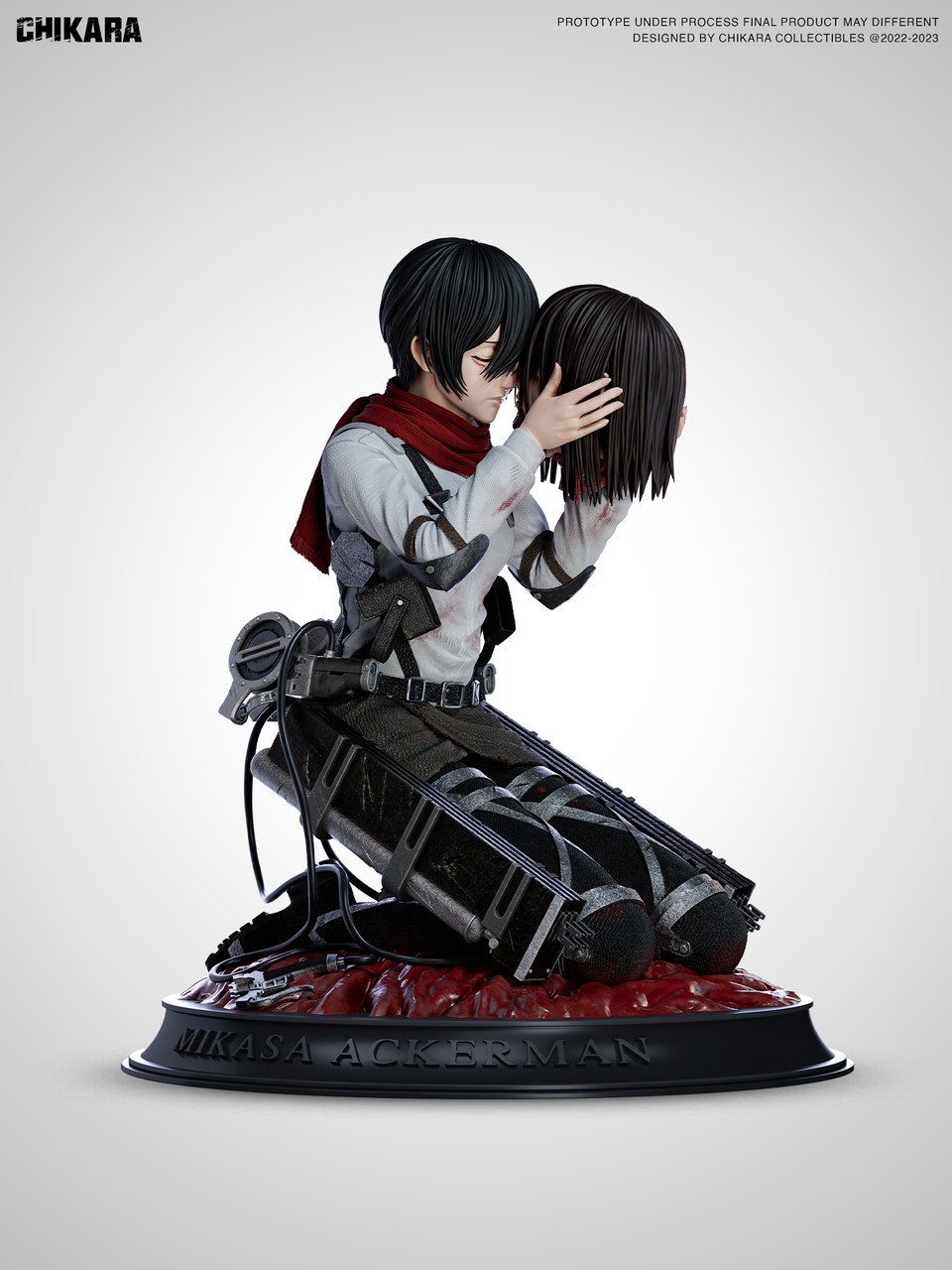 【Sold out no more】1/6 Scale Goodbye Eren Mikasa·Ackerman-Attack on Titan-CHIKARA Studio