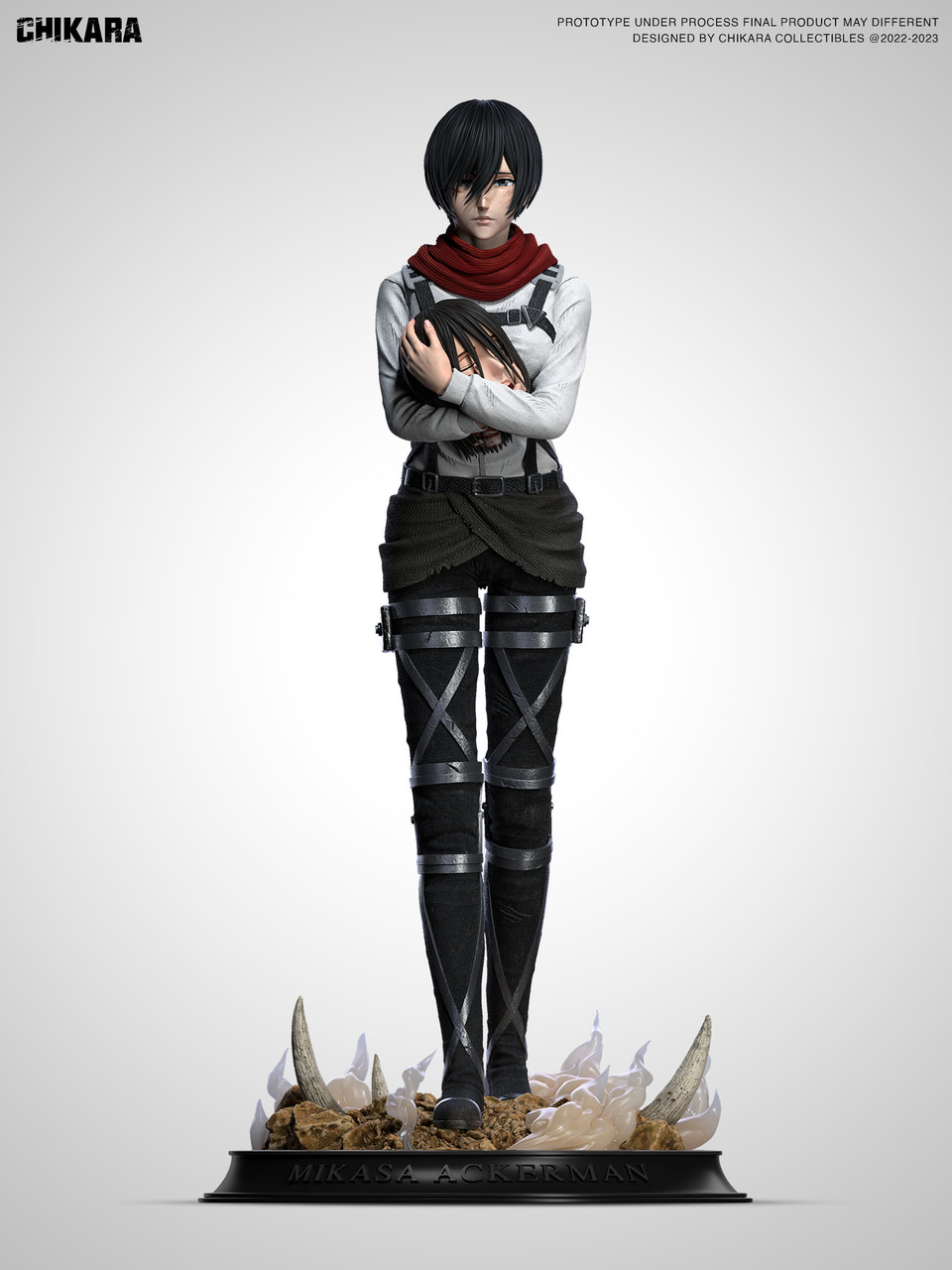 【Sold out no more】1/6 Scale Goodbye Eren Mikasa·Ackerman-Attack on Titan-CHIKARA Studio