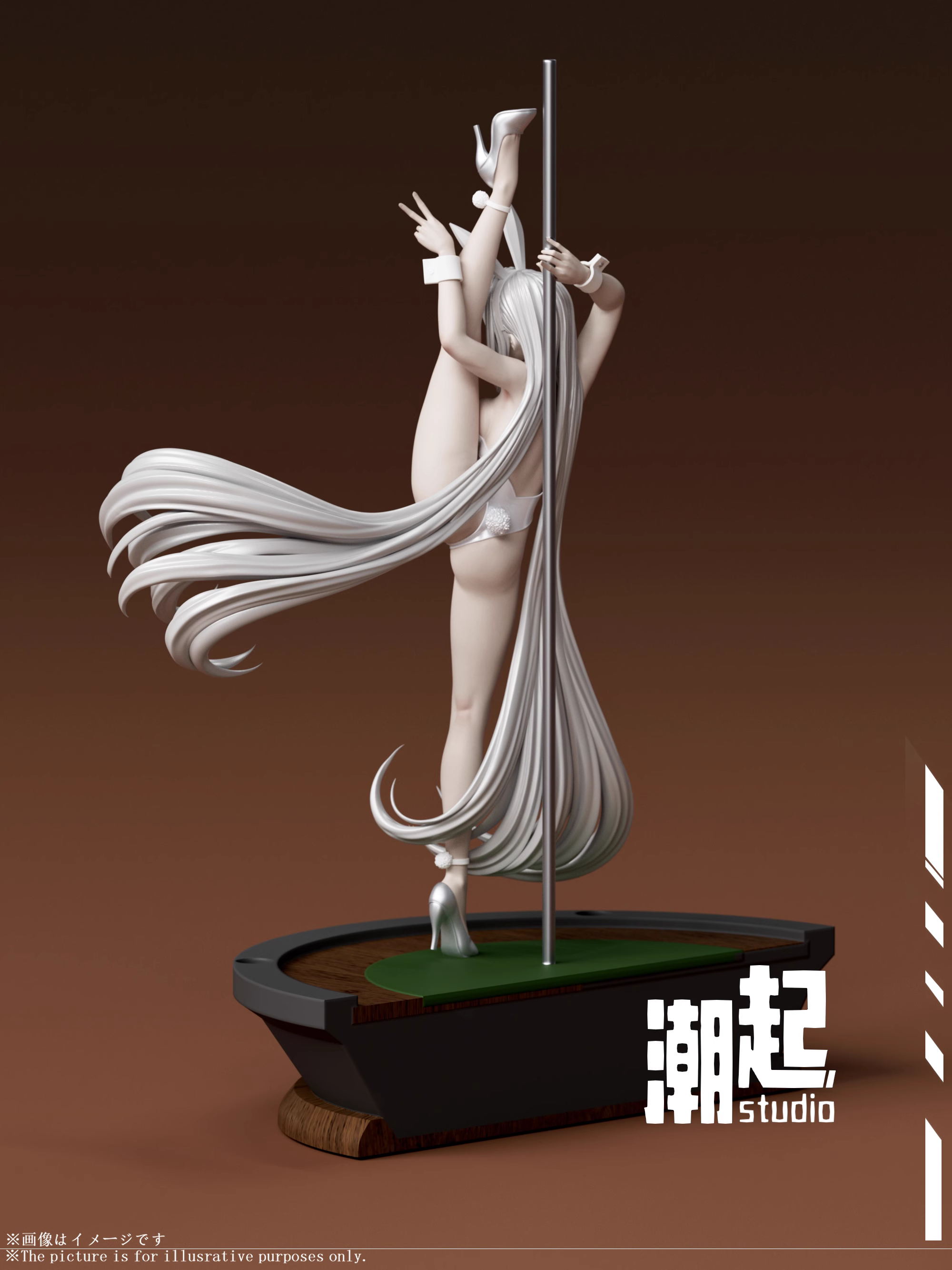 【Sold out】1/6 Scale Black & White Bunny Girl-Other Series-ChaoQi Studio