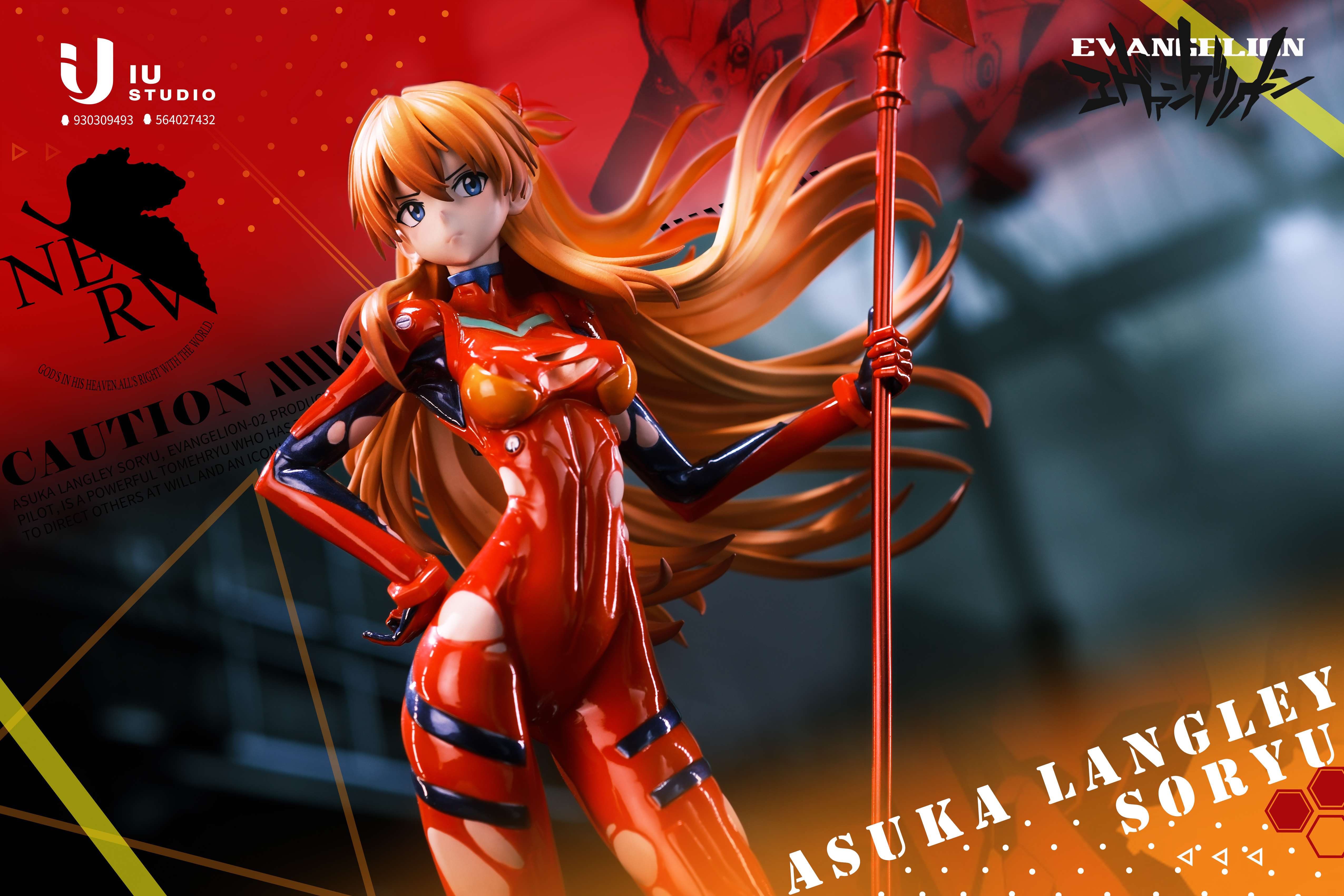【Pre-sale】1/6 Scale Asuka Langley Soryu-EVA-IU Studio