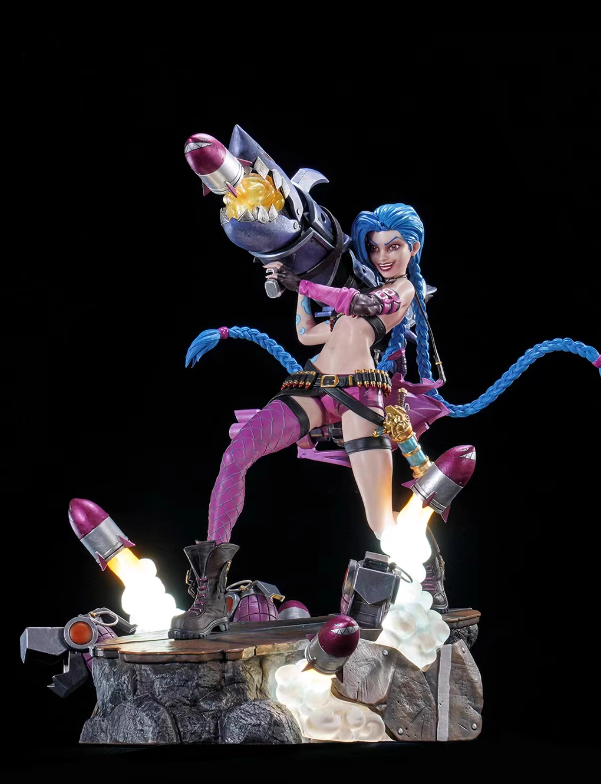 【Pre-sale】1/6 Scale Jinx VS The Piltover Enforcer Vi-League of legends-PureArts Studio