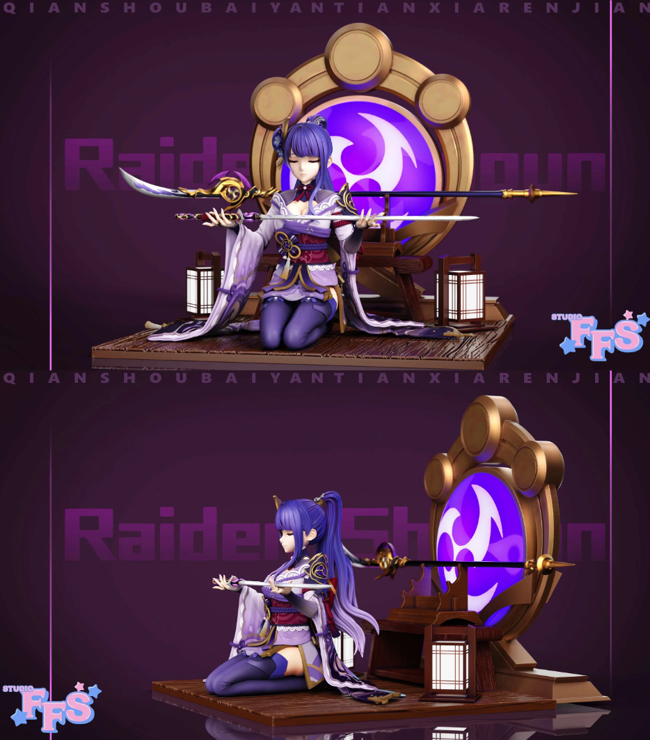 【Sold out】1/6 Scale Determination & Defeat Series Raiden Shogun-Genshin Impact-FFS Studio