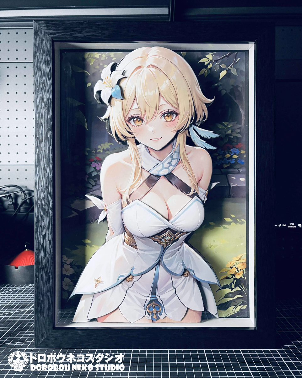 【In stock】DSGS-001 Decorative Painting of Lumine-Genshin Impact-Dorobou Neko Studio
