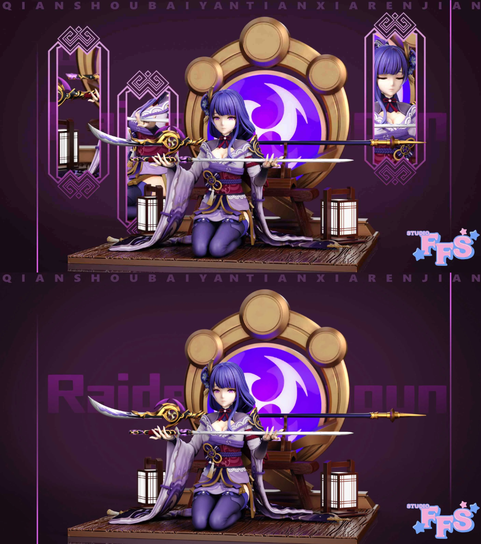 【Sold out】1/6 Scale Determination & Defeat Series Raiden Shogun-Genshin Impact-FFS Studio