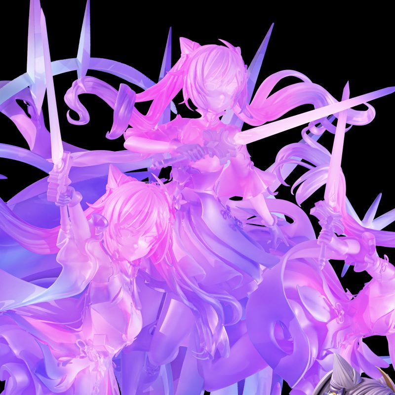 【Sold out】1/6 Scale A Version KeQing-Genshin Impact-LouLan studio