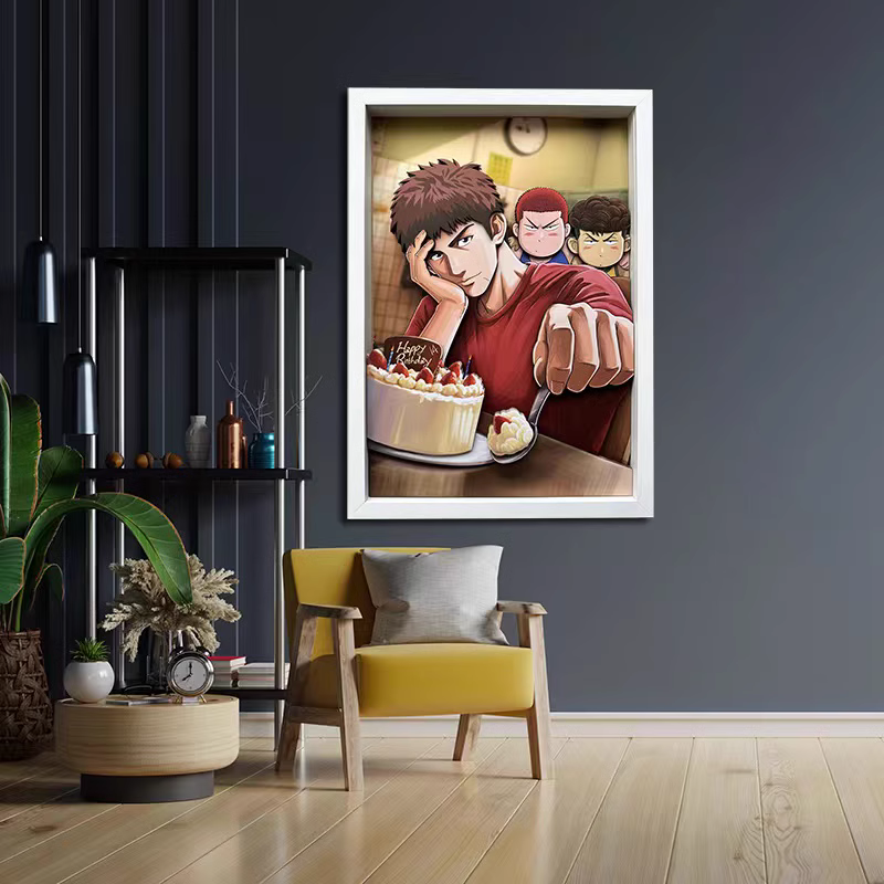 【In stock】Decorative Painting of Cake Eating Please Mitsui Hisashi-Slam Dunk-Aotu