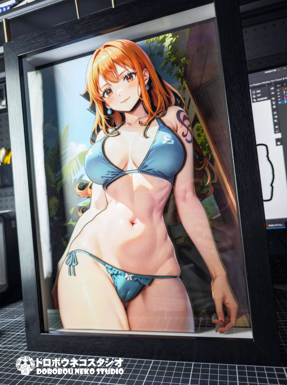 【In stock】DSMG-071 Decorative Painting of Nami-Dorobou Neko Studio