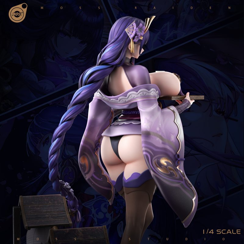 【Pre-sale】1/4 Scale Wine Serving Raiden Shogun-Genshin Impact-MOSS Studio