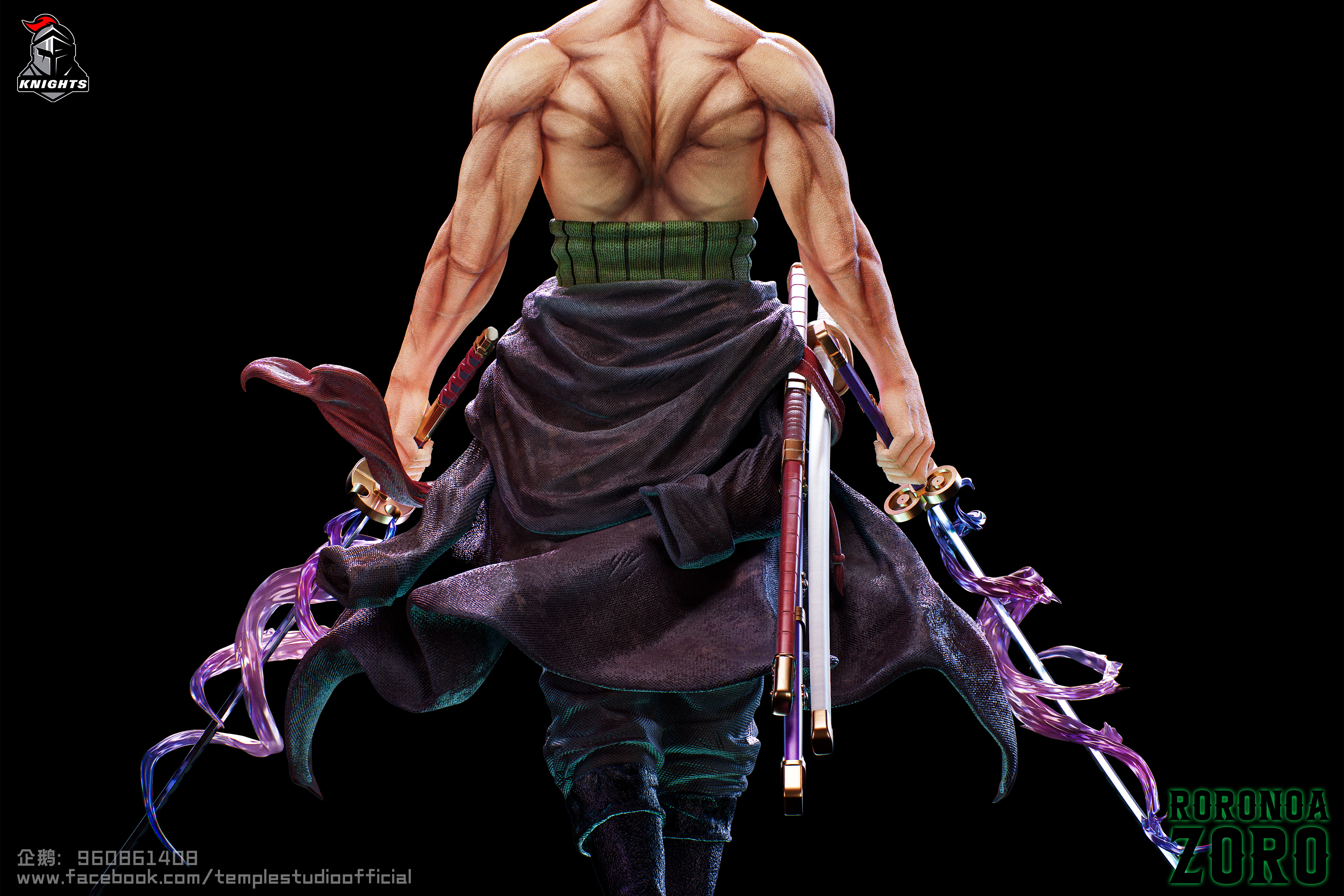【Pre-sale】1/2, 1/4 & 1/6 Scale NO: 05 Roronoa Zoro-Temple Studio