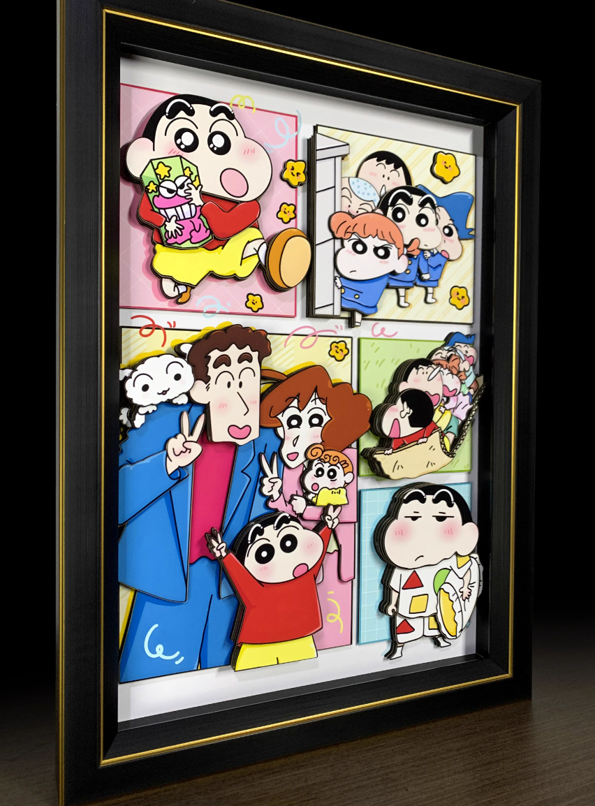 【In stock】Decorative Painting of 野原 しんのすけ-Crayon Shin-MOMO Studio