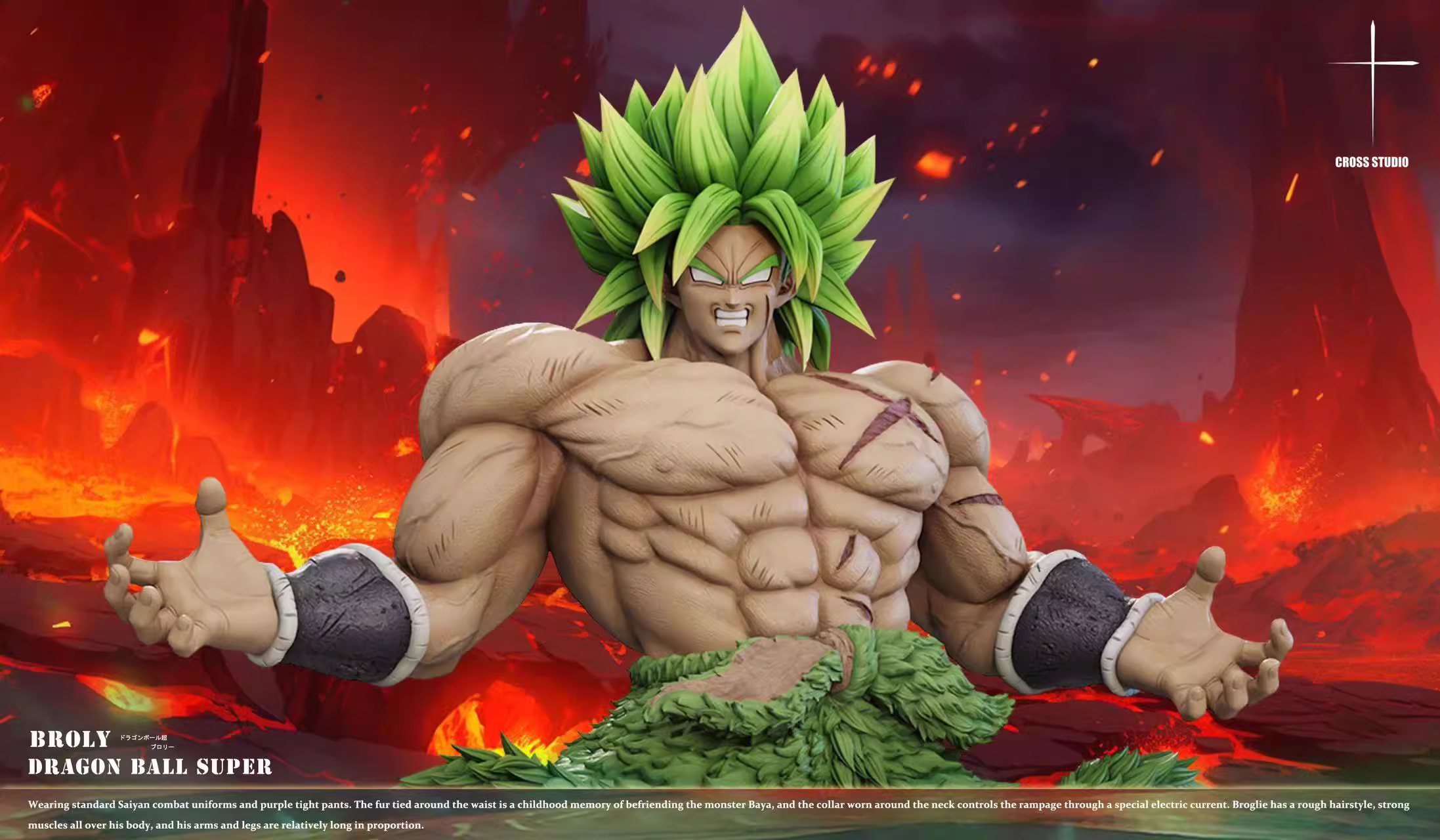 【Pre-sale】1/6 Scale FULL POWER Broly-Cross Studio