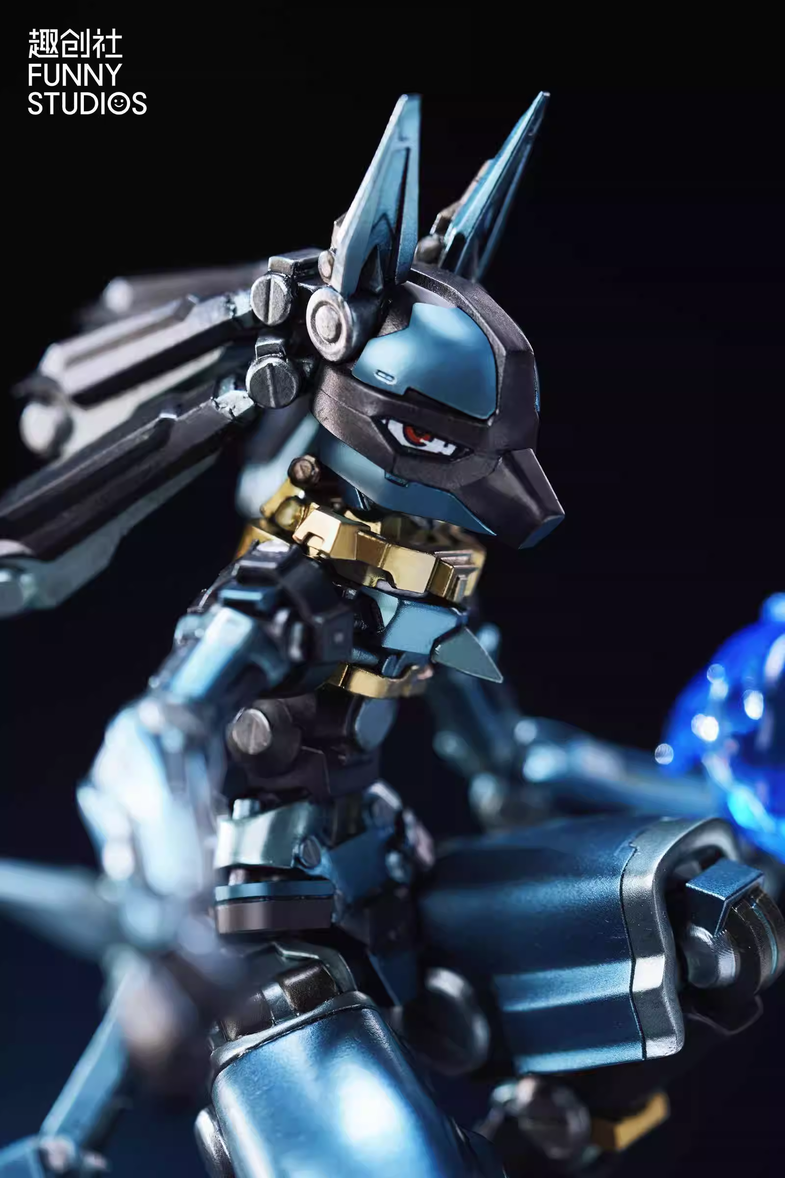 【Pre-sale】1/8 Scale Mechanical Lucario-Pokemon-Funny Studios