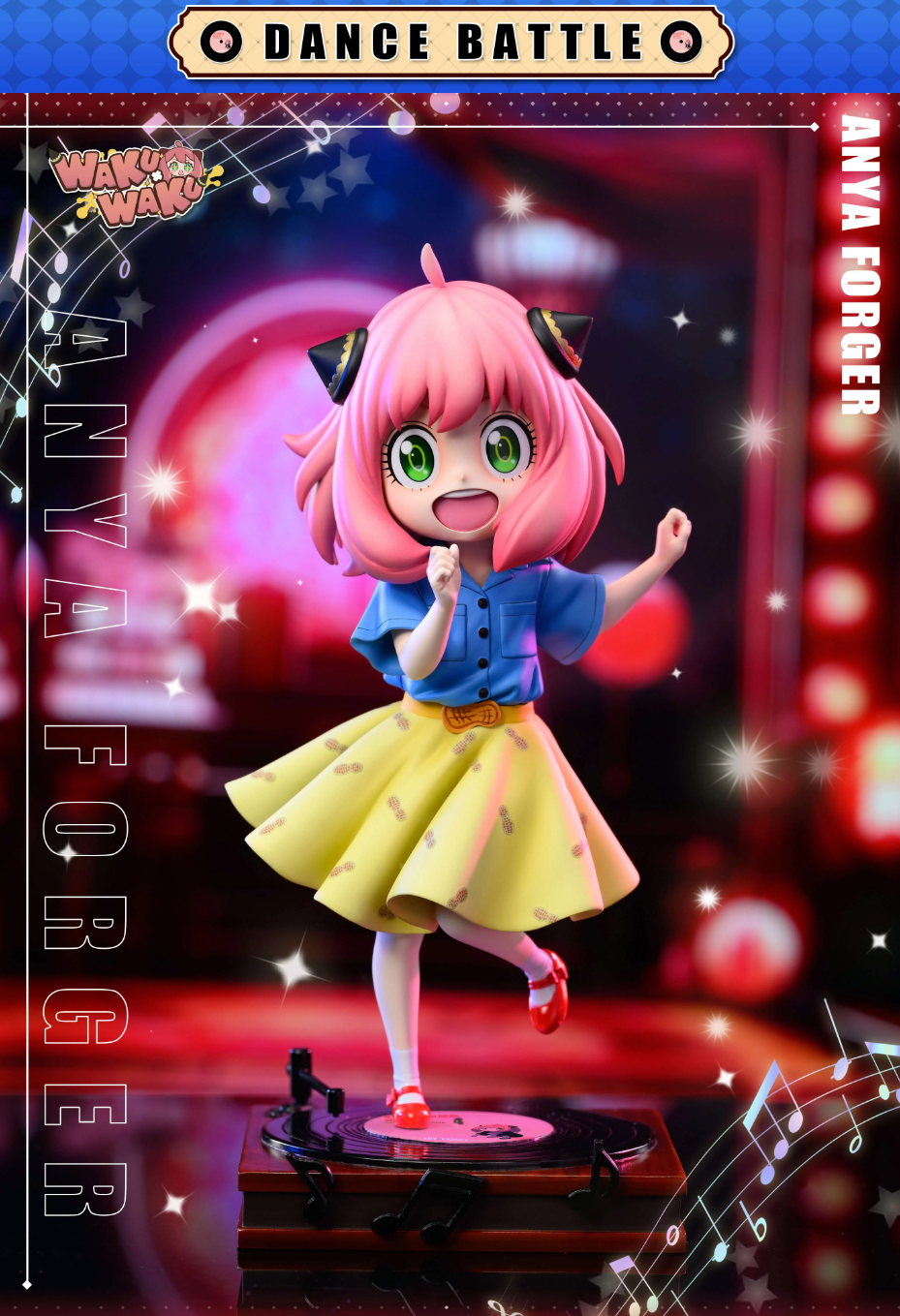 【Pre-sale】Phonograph Pink Girl Anya Forger-WakuWaku Studio