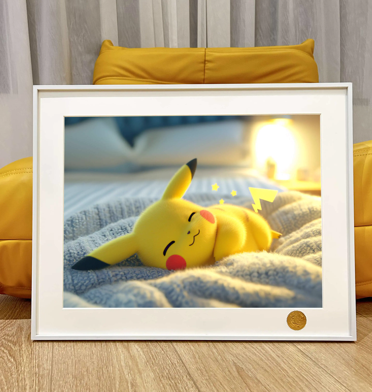 【Pre-sale】Decorative Painting of Sleeping Pikachu-Pokemon-XingKong Studio