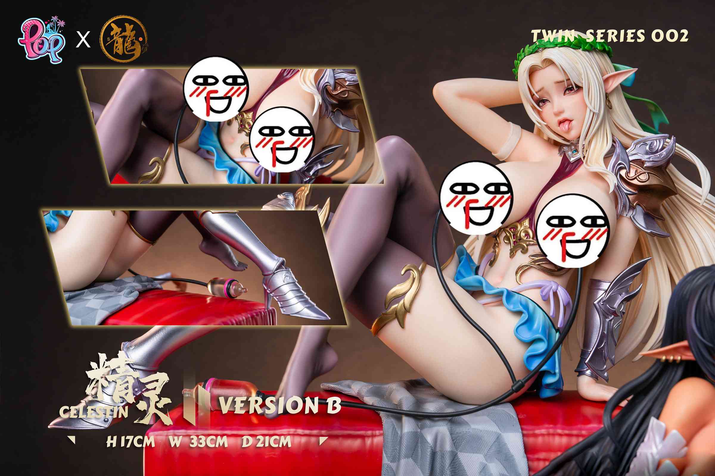 【Sold out】1/4 Scale Olga Discordia & Celestine Lucullus-Mahou Kaiju-Dragon Studio