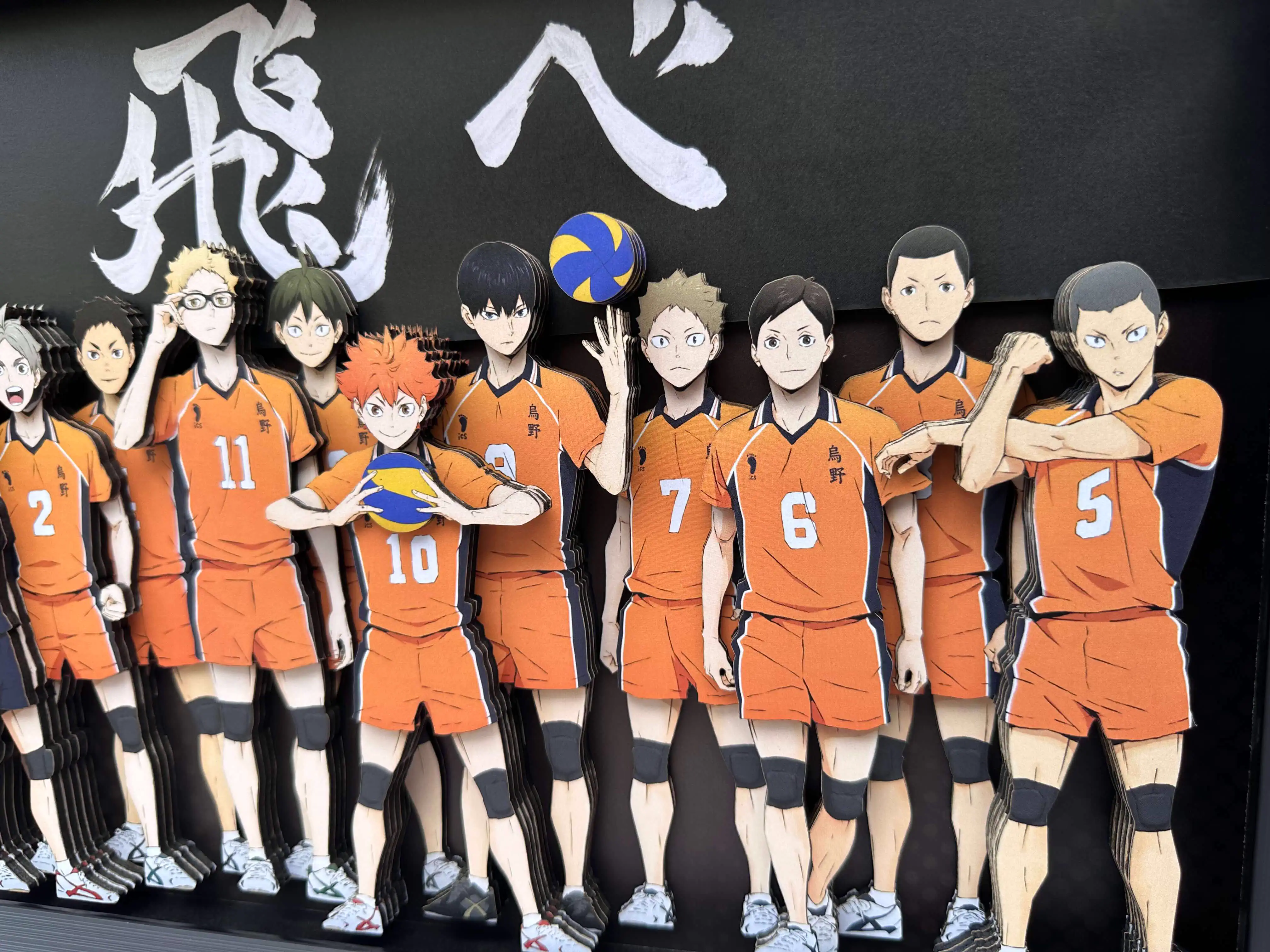 【In stock】Decorative Painting of Karasuno VS Nekoma-Haikyuu!!-Aotu Panda