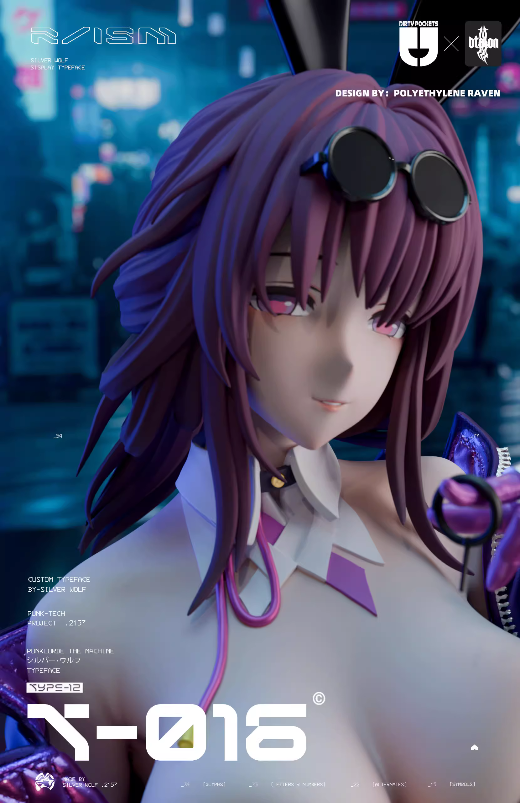 【Sold out】1/6 Scale Bunny Girl Kafka-Honkai: Star Rail-Dtalon & Dirty pockets Studios