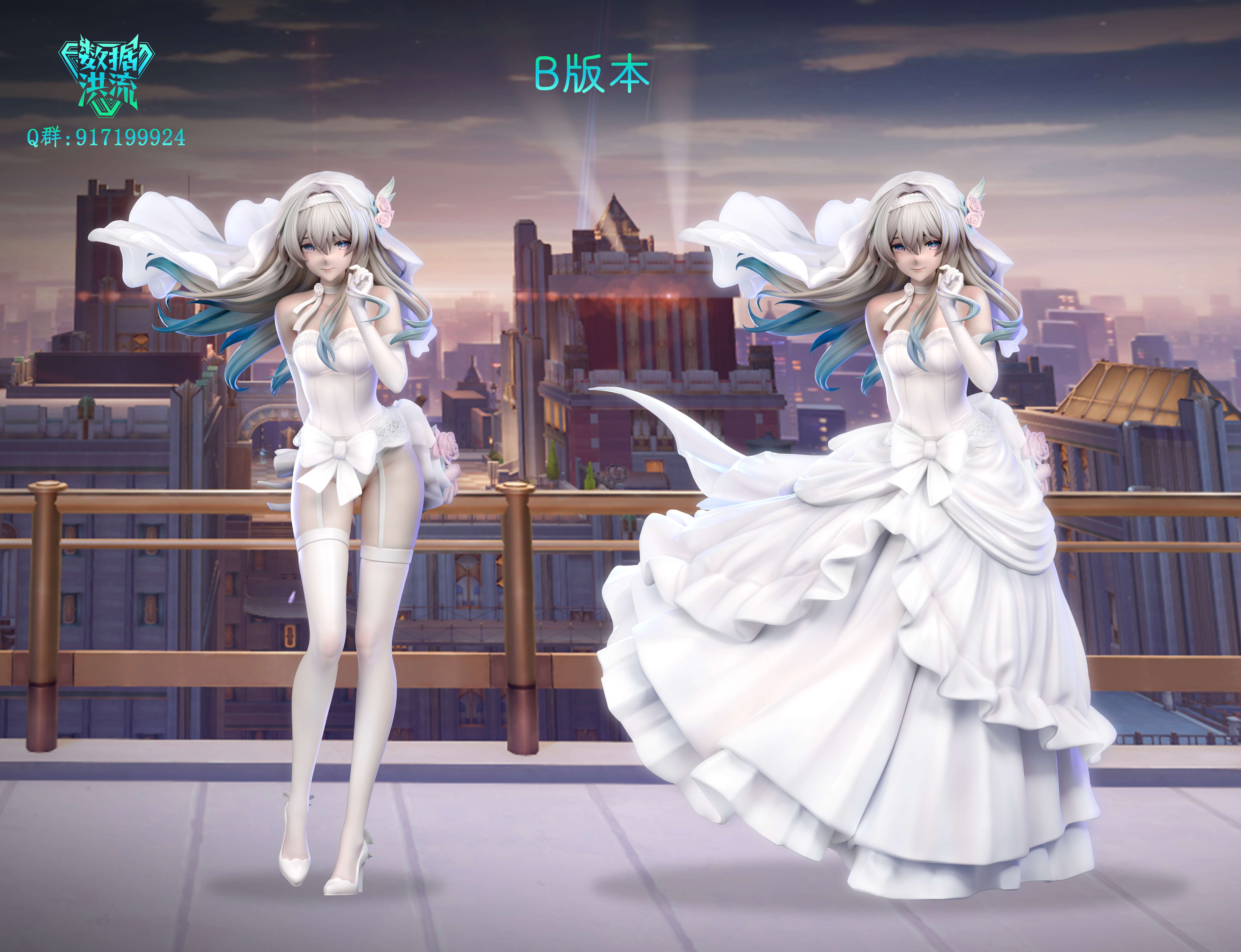 【Pre-sale】1/6 Scale Wedding Dressed Firefly-Honkai Impact 3-SJHL Studio