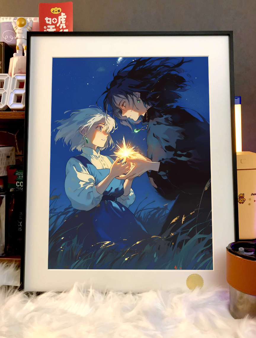 【Pre-sale】Decorative Painting of Howl & Sophie-Howl's Moving Castle-XingKong Studio