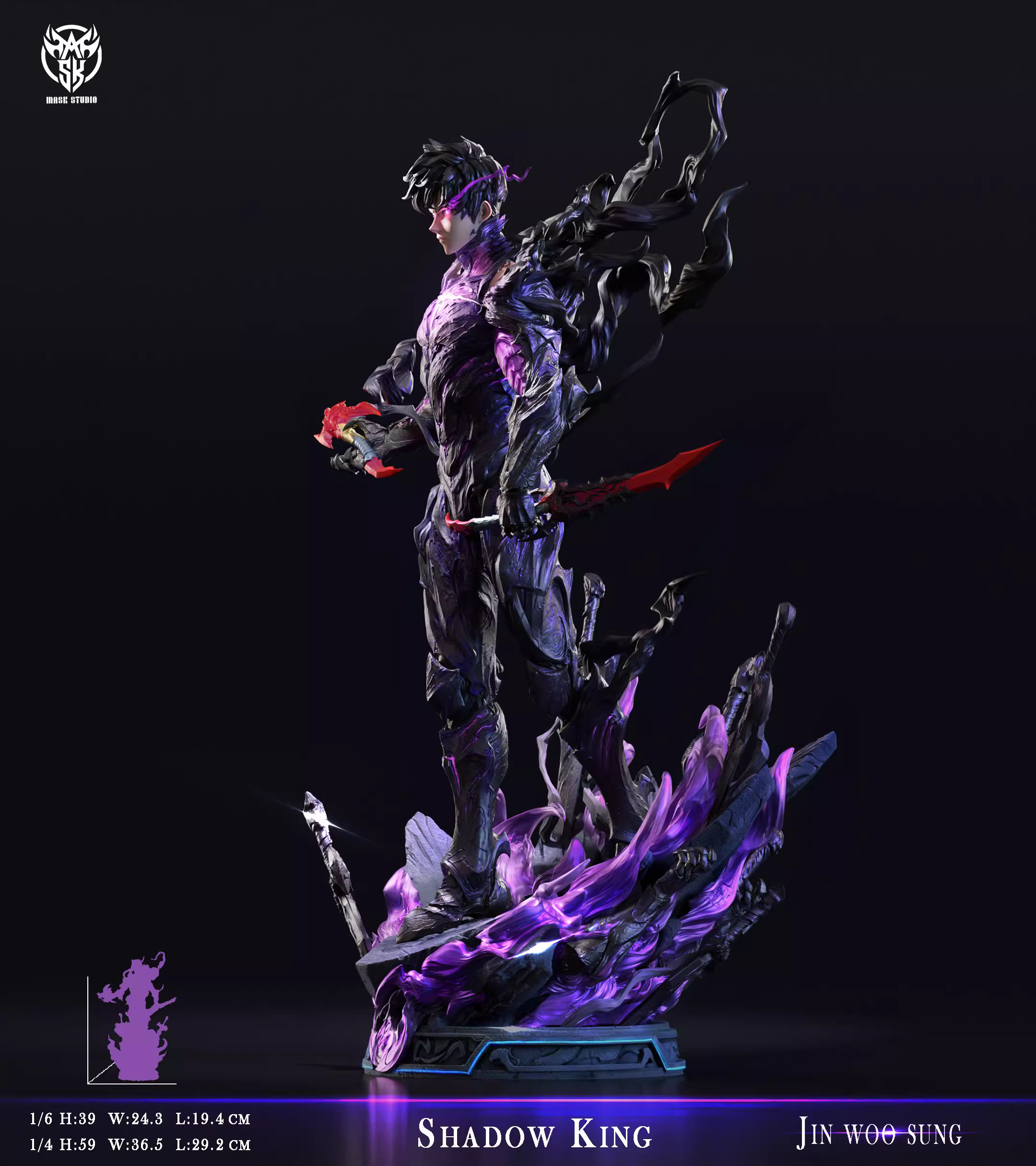 【Sold out】1/6 & 1/4 Scale Shadow King ChengXiaoYu-Mask Studio
