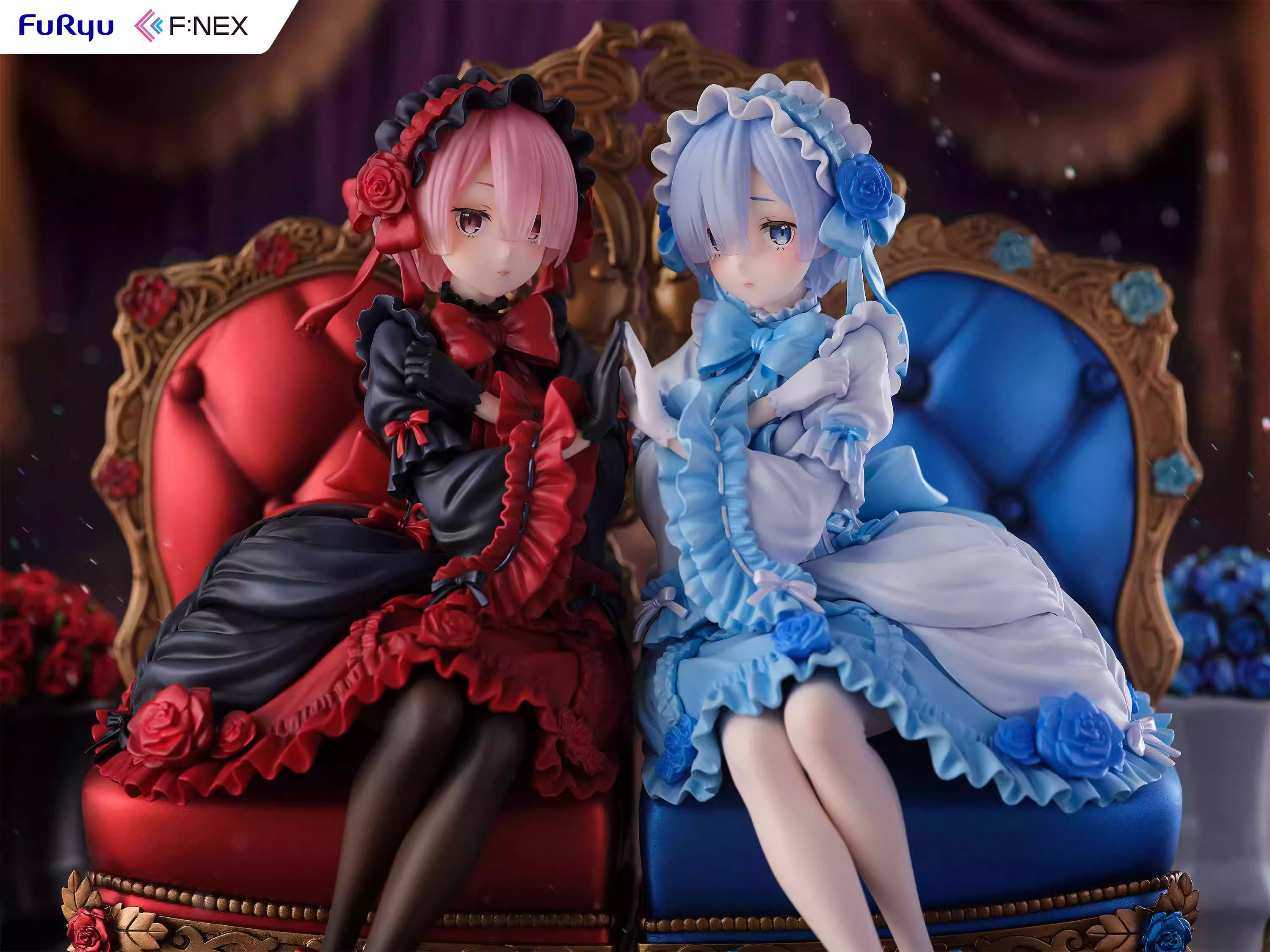 【In stock】1/7 Scale Gothic Ver Rem & Ram-Re:Starting Life From Zero in a Different World-F:NEX Studio