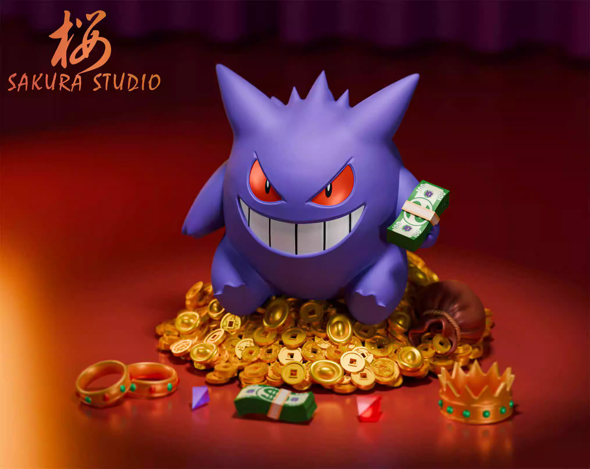 【Pre-sale closed】Rich Gengar-Pokemon-SAKURA Studio