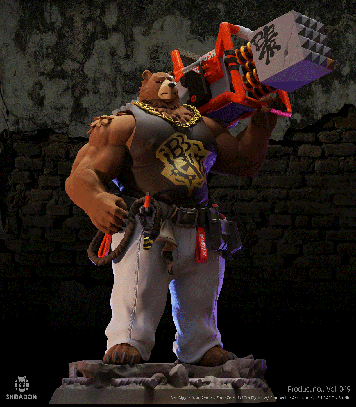 【Sold out】1/10 Scale Ben Bigger-Zenless Zone Zero-Shibadon Studio