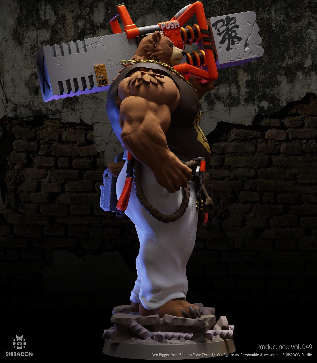 【Sold out】1/10 Scale Ben Bigger-Zenless Zone Zero-Shibadon Studio